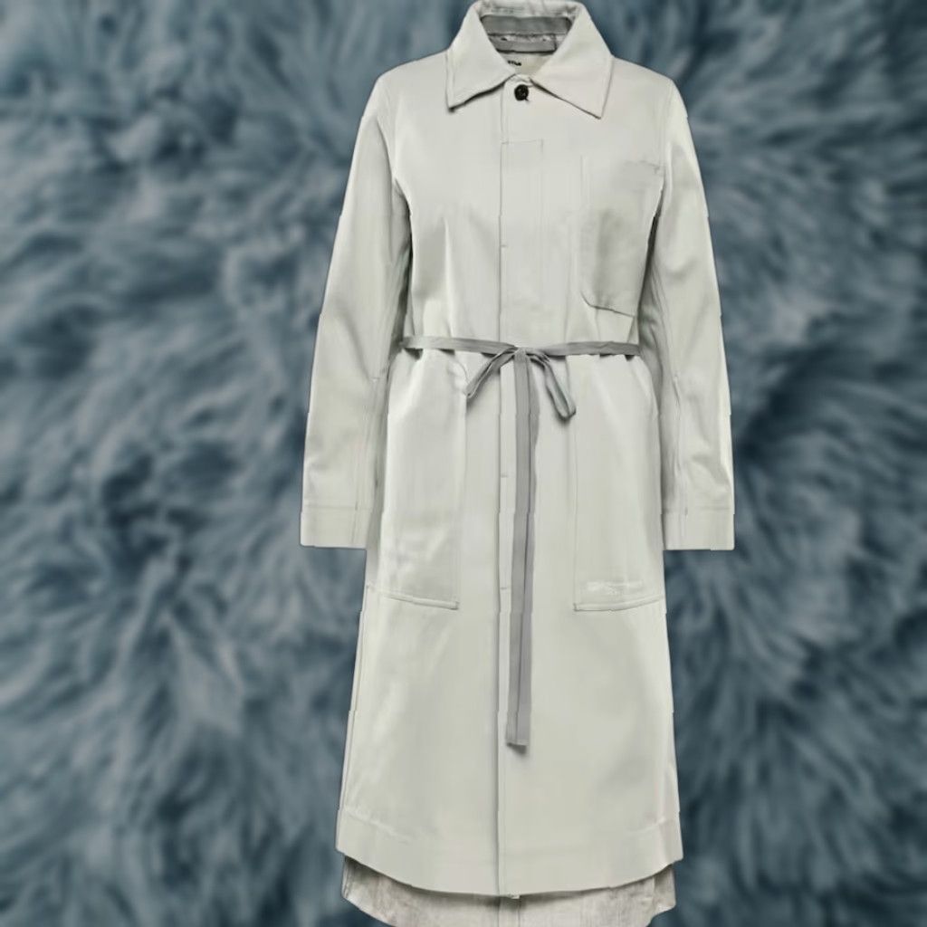 G-Star G-Star Raw Research GSRR Selvedge Dust Coat Womens Large D19098-C671-150 Beig e Overcoat Coat Linen Inner New title Size L / US 10 / IT 46 - 1 Thumbnail