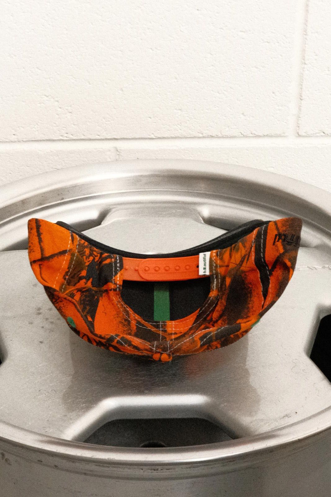 Unknown London b EAUTIFUL - Orange and Black Camouflage Cap Size ONE SIZE - 2 Thumbnail