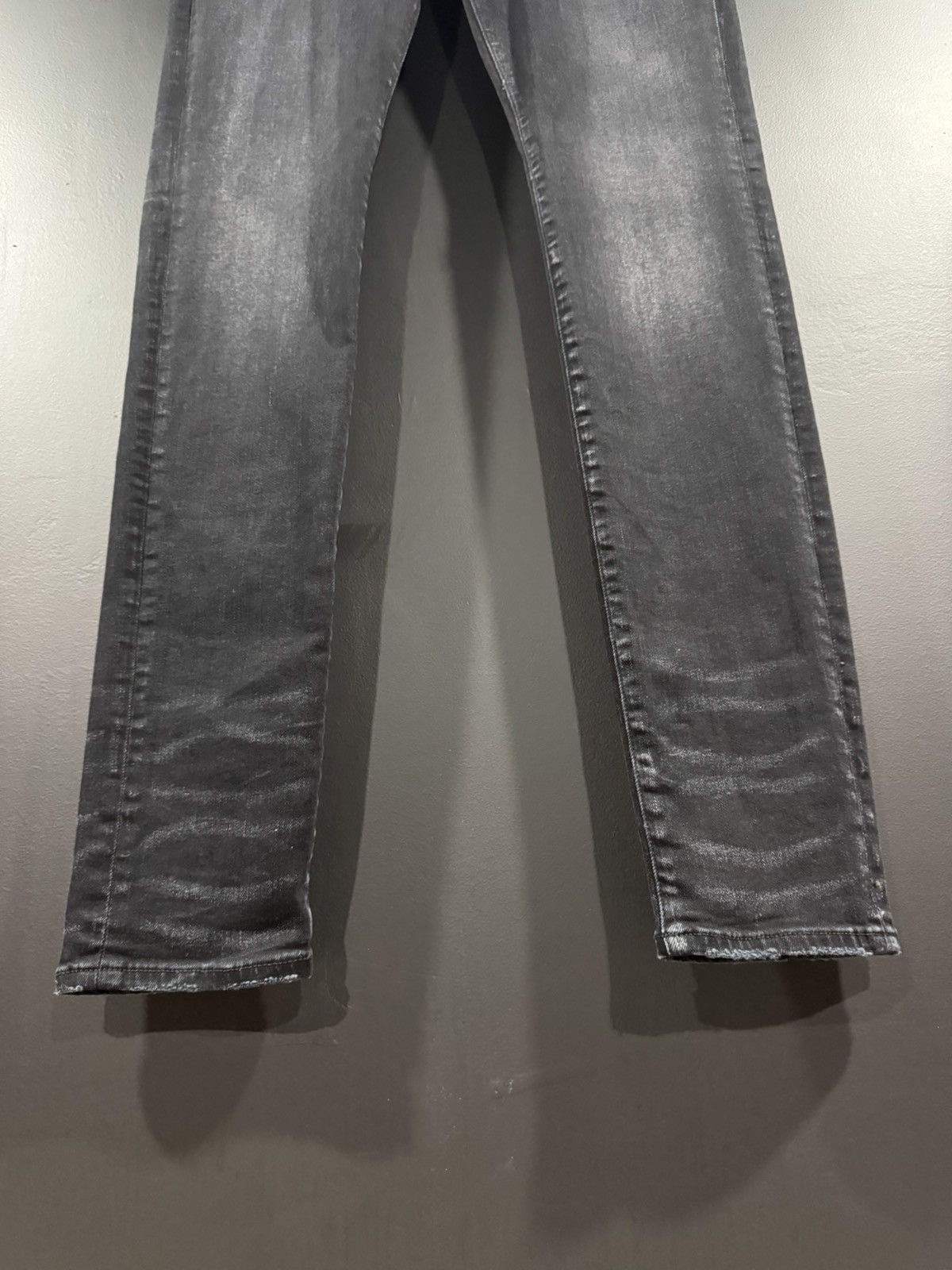 Amiri Amiri Faded Black Stacked Denim Jeans 36x34 Size US 36 / EU 52 - 4 Thumbnail