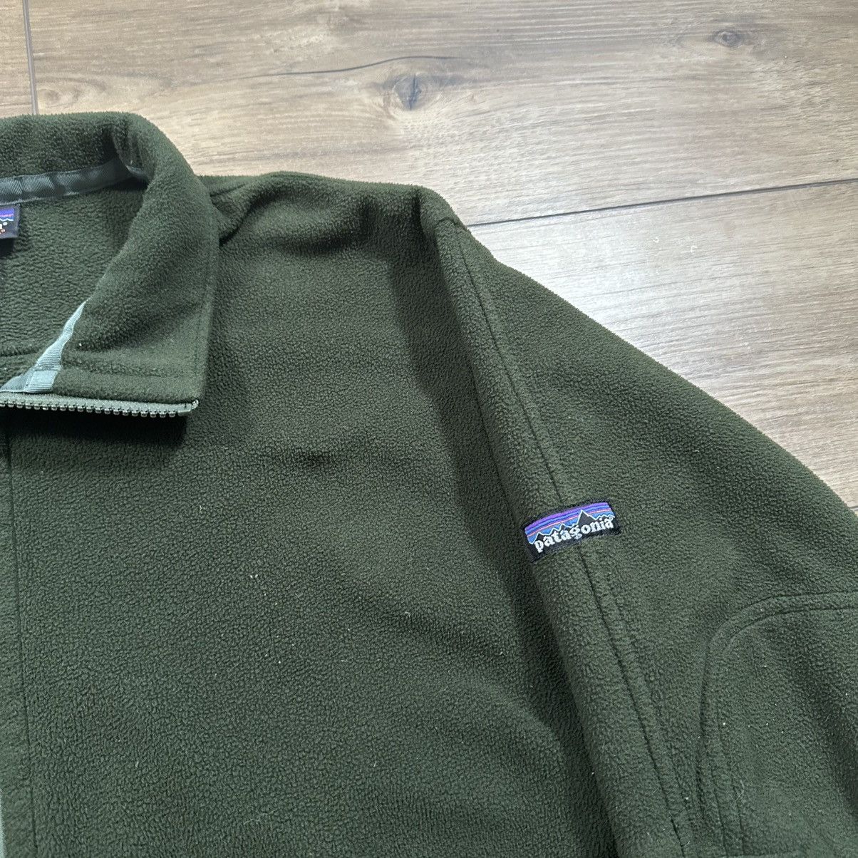 Patagonia Vintage 2000s Patagonia Synchilla Dark Green Zip Up Jacket Size US S / EU 44-46 / 1 - 4 Thumbnail