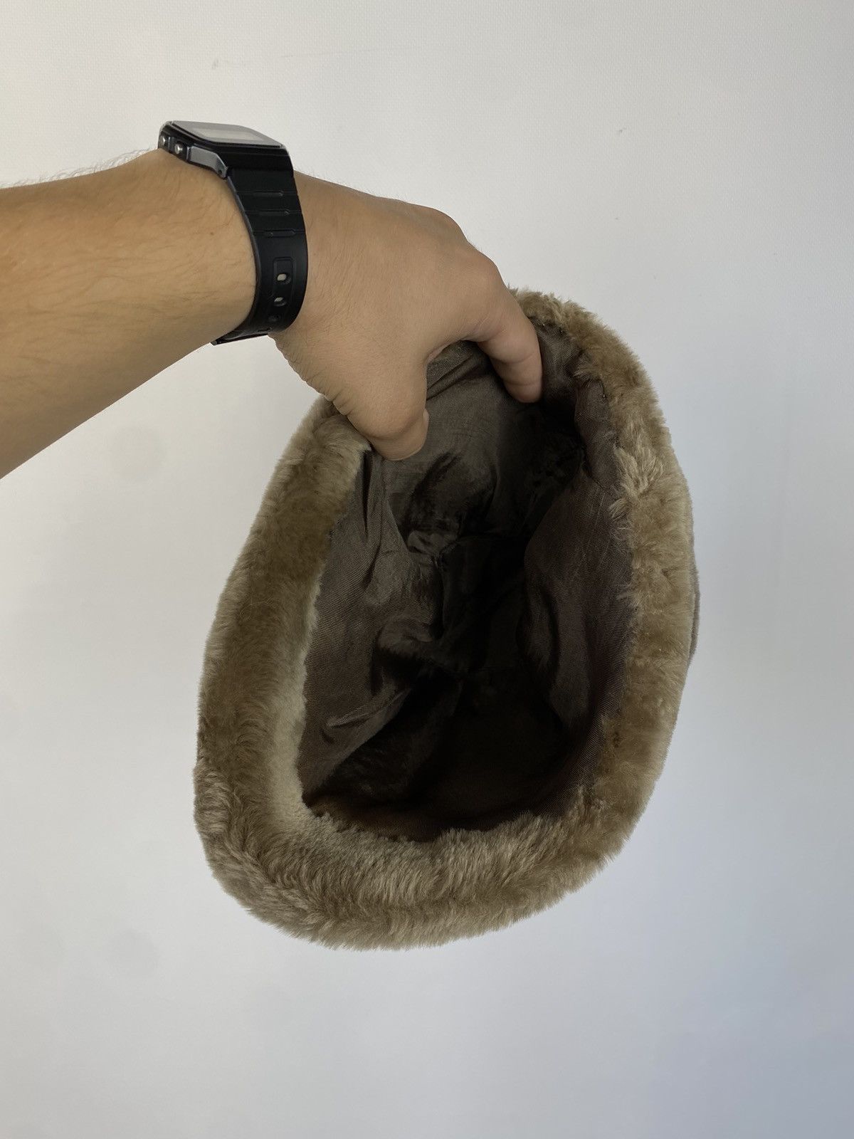 Japanese Brand × Vintage Fur Babushka Style fuzzy Hat Mohair Ushanka Beauty Beast Size ONE SIZE - 5 Thumbnail
