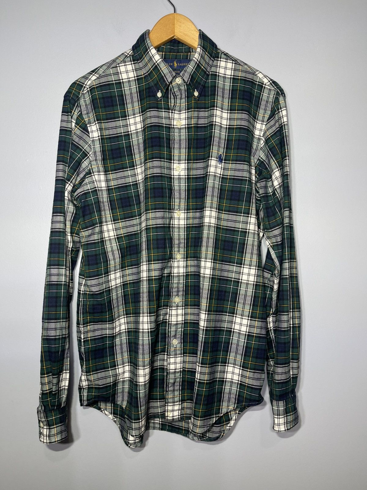 Polo Ralph Lauren Polo Ralph Lauren Flannel Shirt Sz M Classic Fit Plaid Size US M / EU 48-50 / 2 - 2 Thumbnail