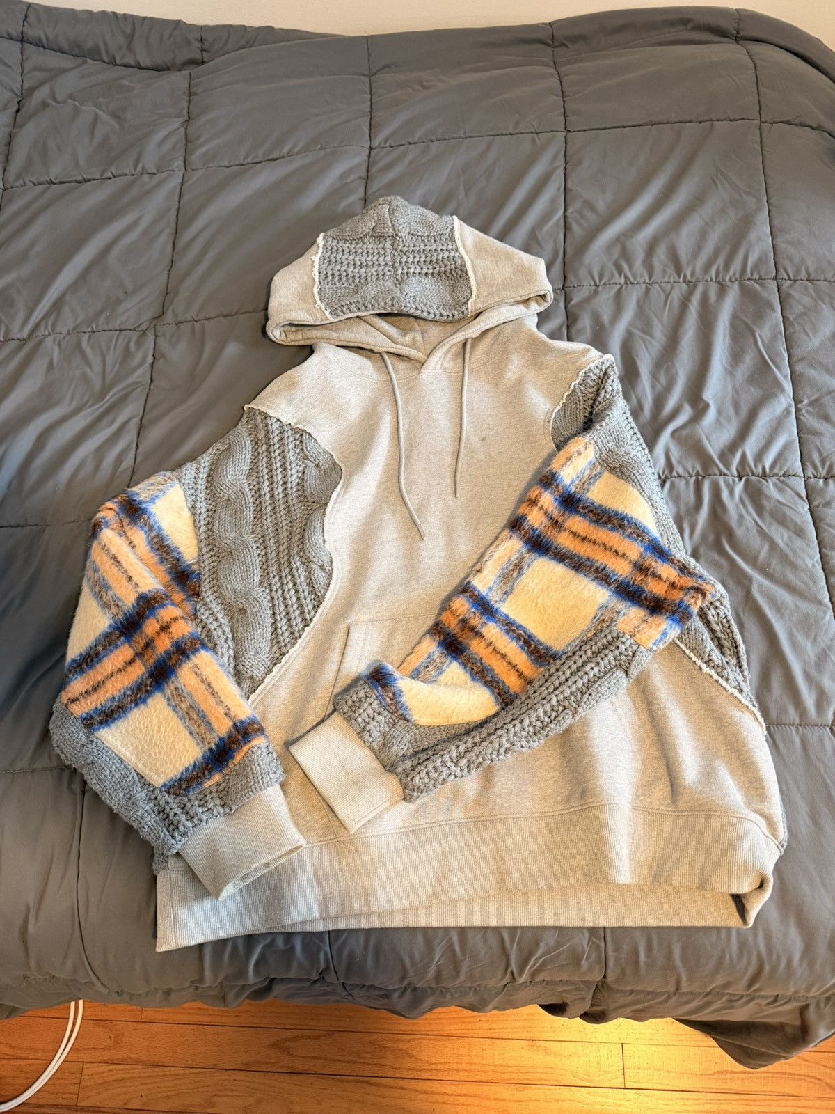 Knitted Sleeve Anderson Bell Hoodie