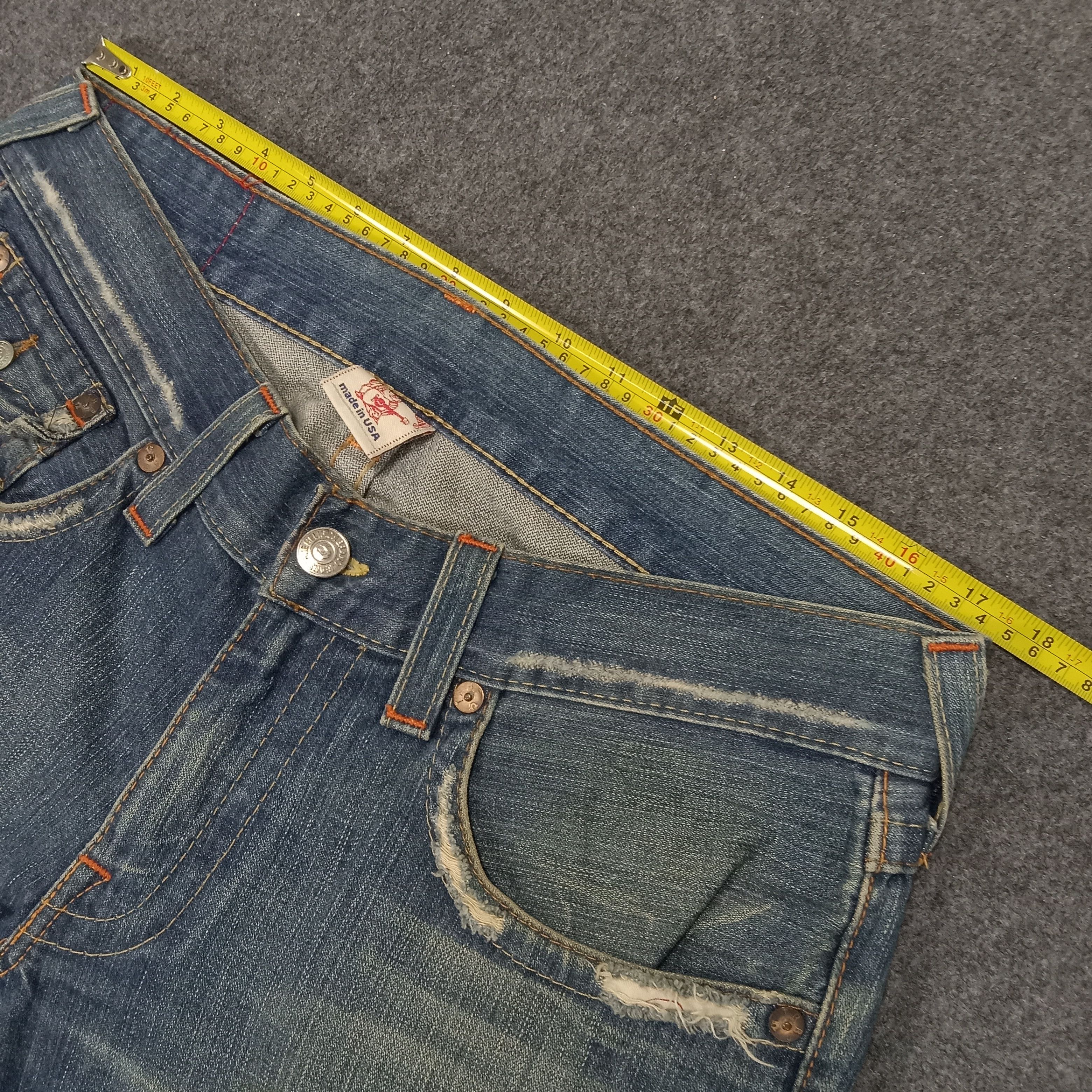 True Religion × Vintage True Religion American Style Denim Jeans Size US 37 - 12 Thumbnail