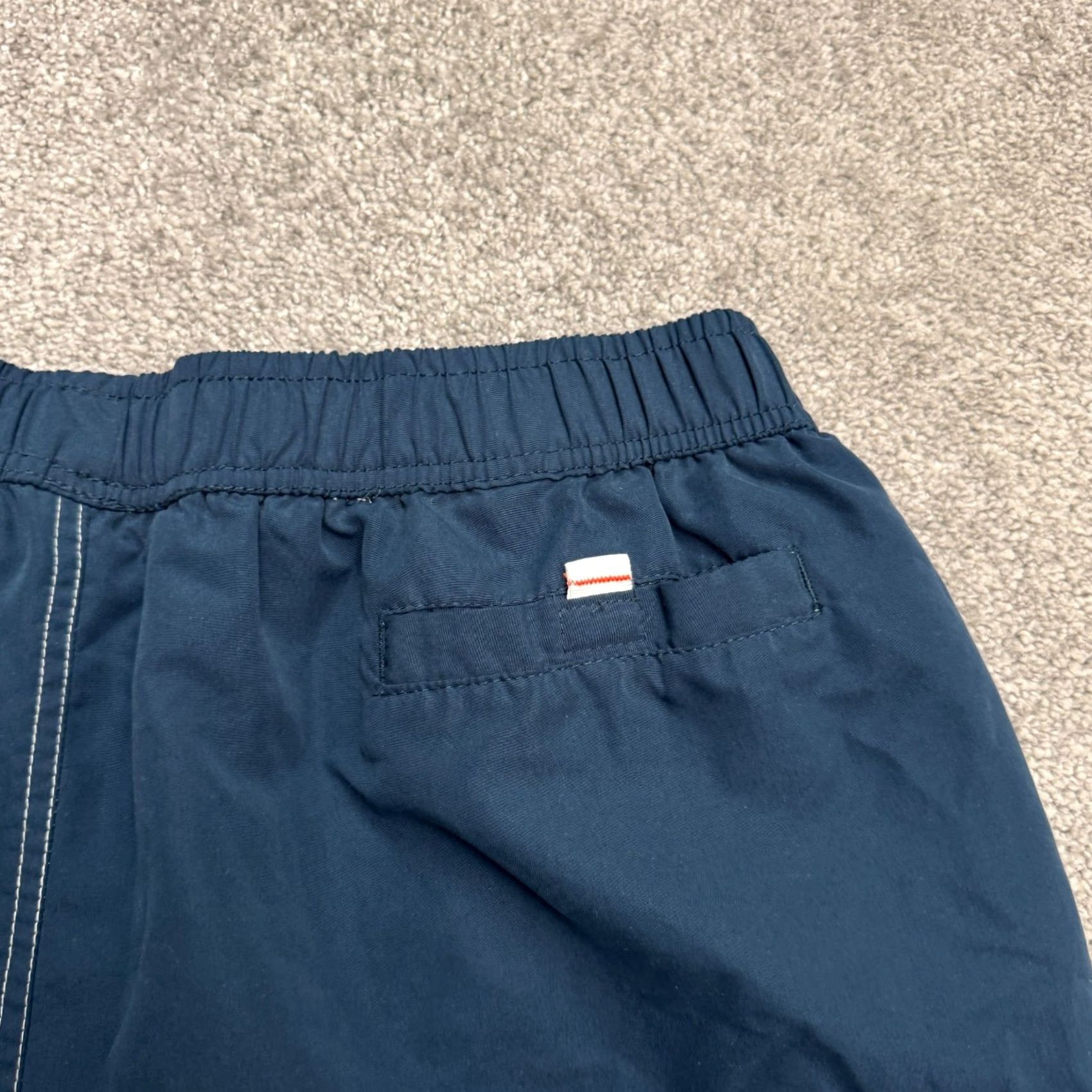 Vintage Cedar Wood State Pineapple Print Swim Trunks Board Shorts Mens XL Blue White Size US 36 / EU 52 - 3 Thumbnail