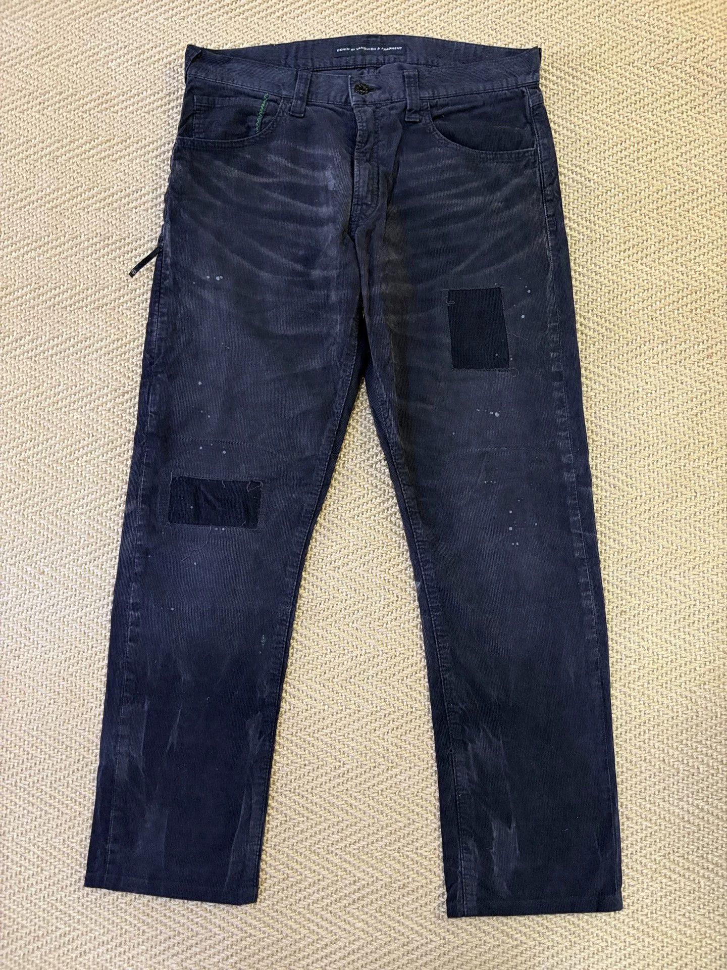 Fragment Design Vanquish & Fragment Corduroy Patch Casual Pants Size US 32 / EU 48 - 1 Thumbnail