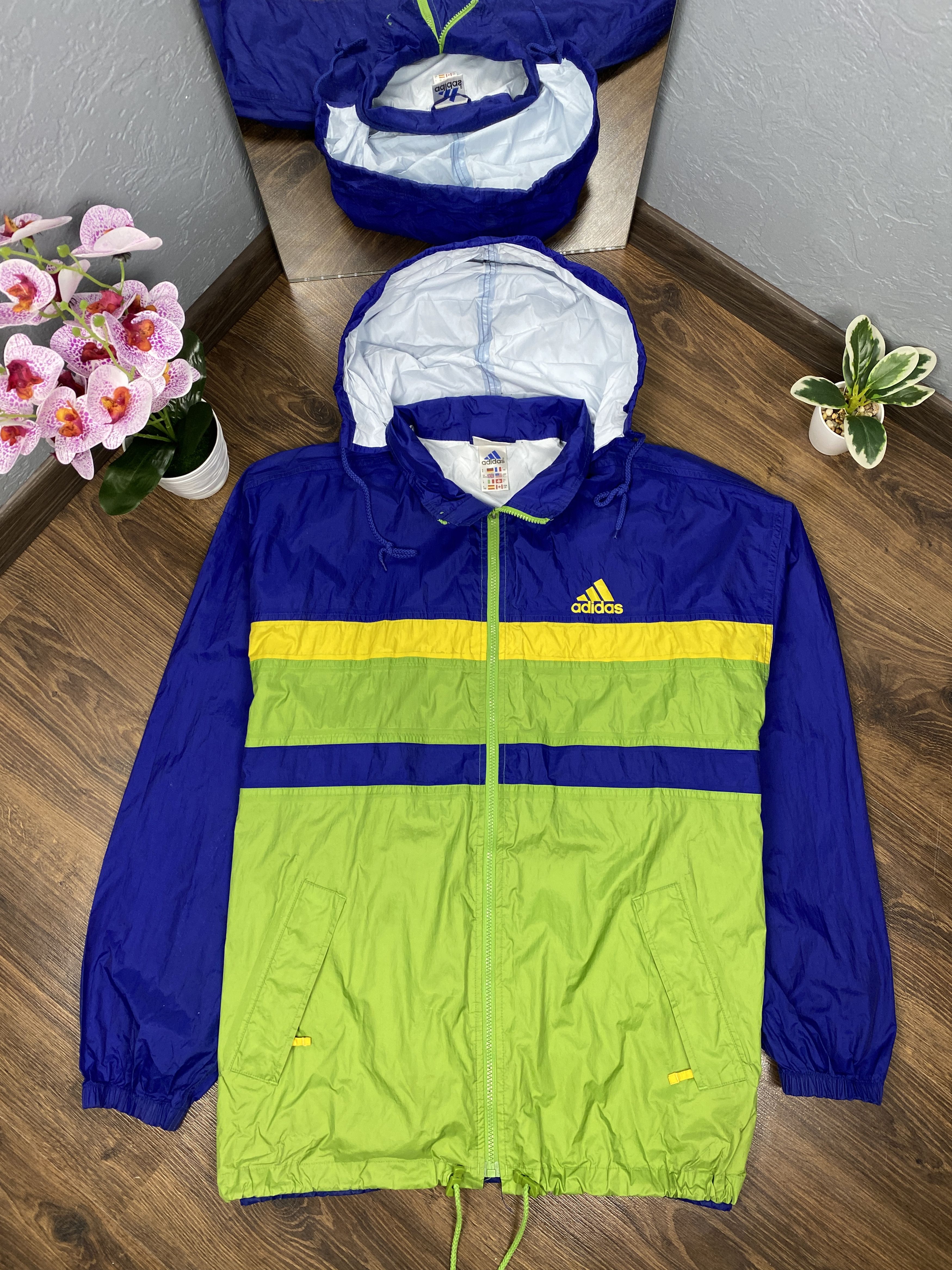Adidas × Vintage Adidas vintage nylon jacket Size US L / EU 52-54 / 3 - 1 Thumbnail