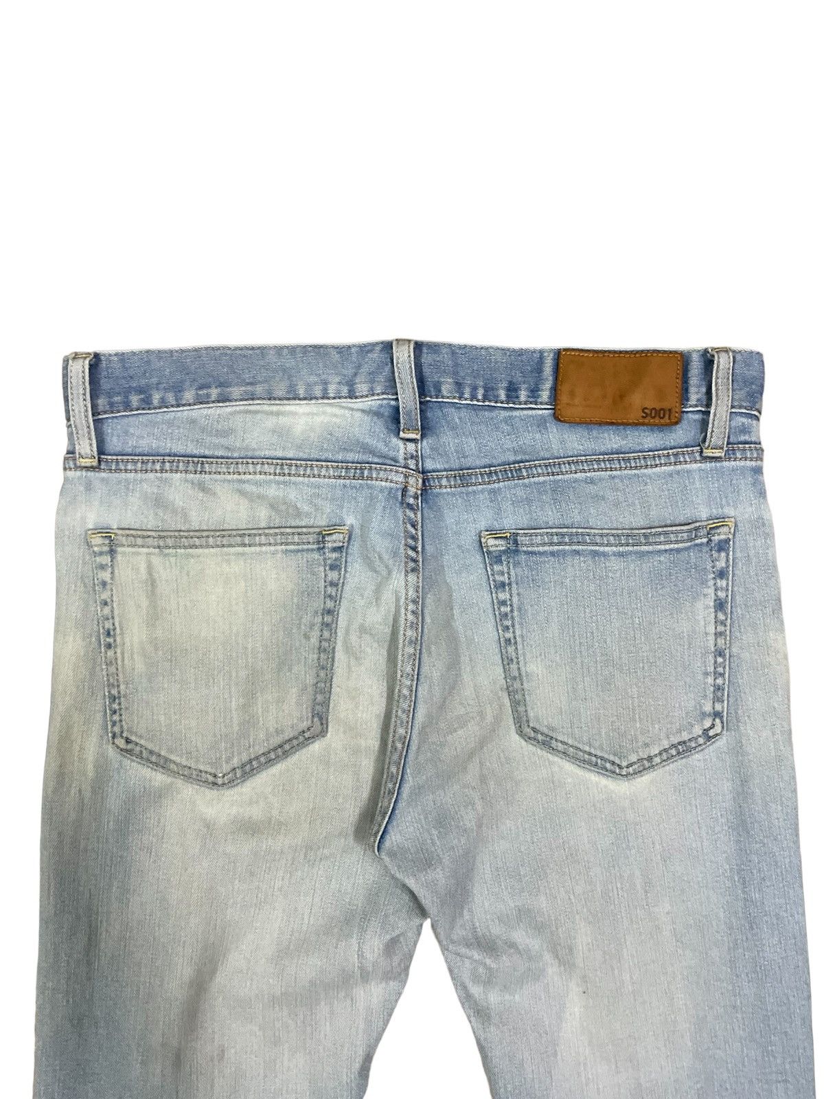 Jun Takahashi Japanese Streetwear Blue Wash Ripped Distressed Style Jeans Size US 32 / EU 48 - 6 Thumbnail