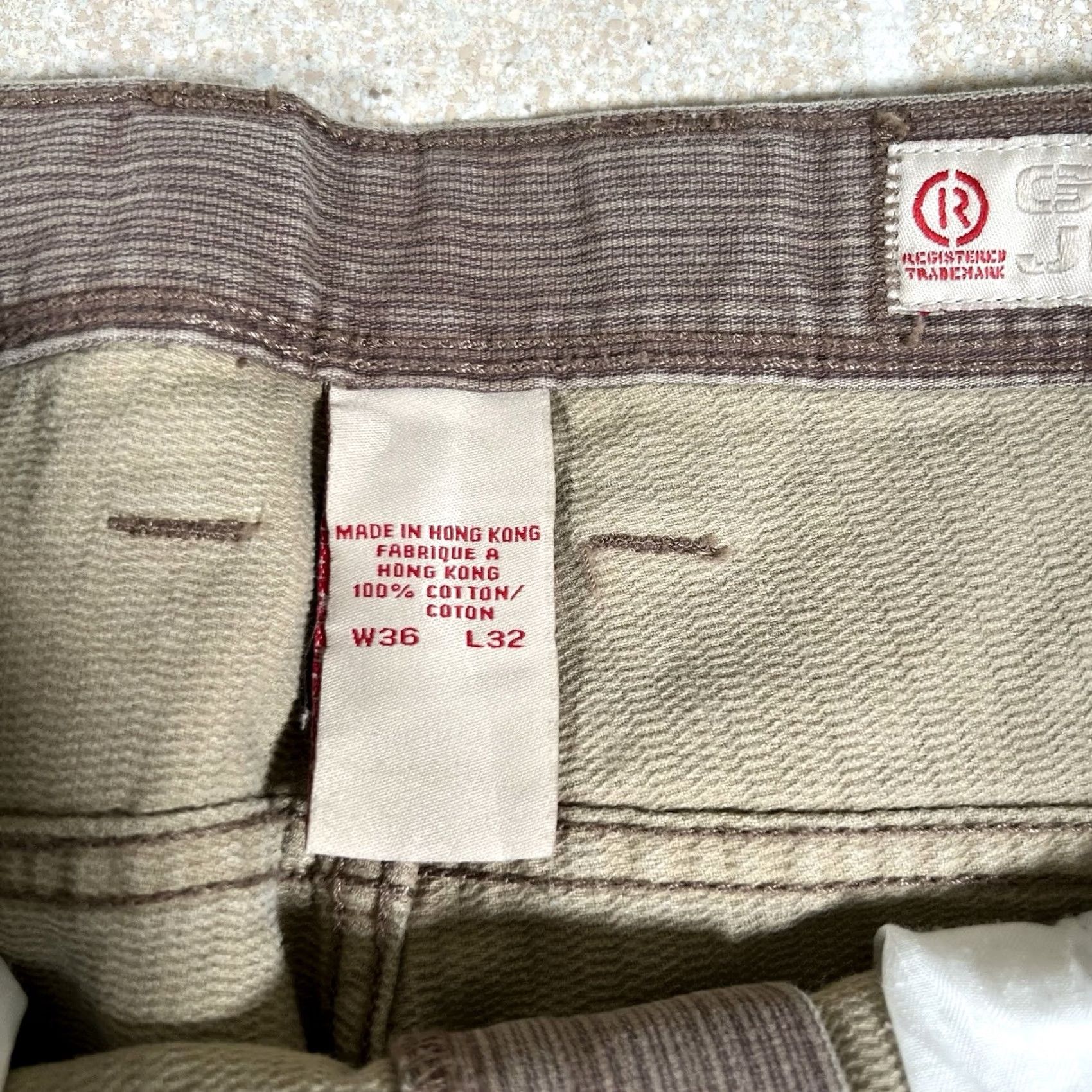Guess VINTAGE GUESS USA Jeans Baggy Wide-Leg Brown 36 x 32 Mens Jeans Wide-Leg Brown 90s Skate Grunge Style USA Mens Jeans 36 32 Brown Size US 36 / EU 52 - 7 Thumbnail