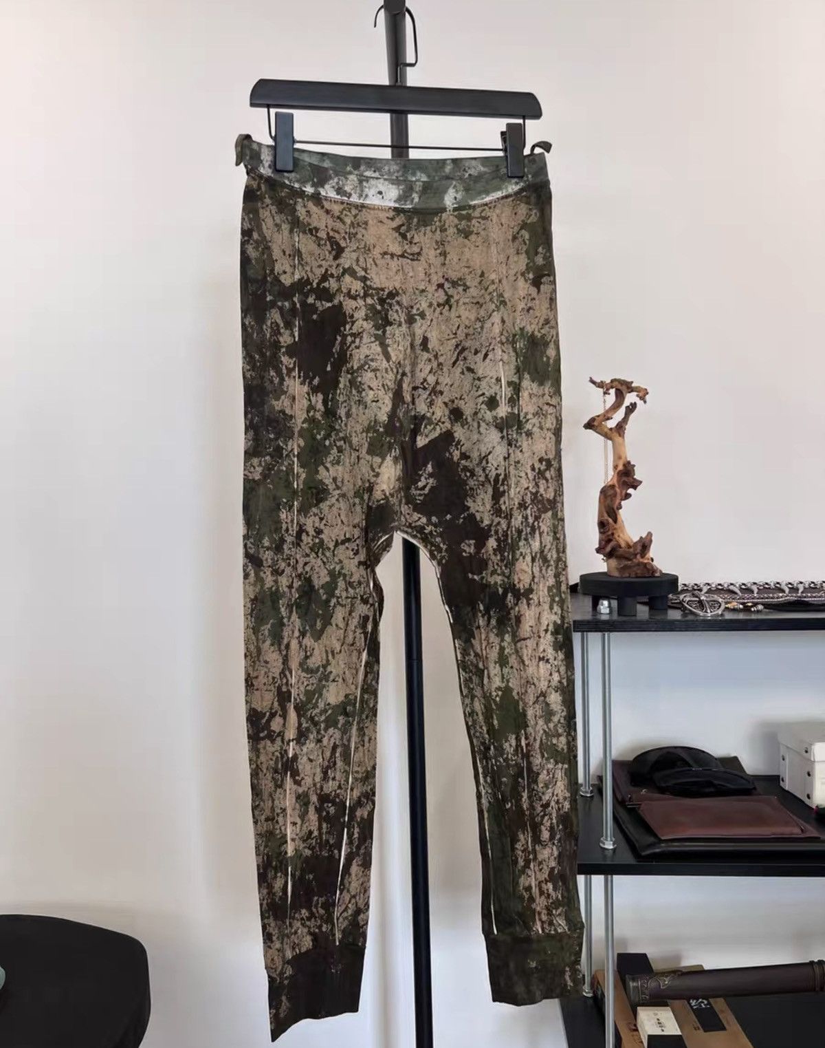 11 By Boris Bidjan Saberi 11ByBBS Splatter-Wash Camouflage Pants Size US 33 - 1 Thumbnail