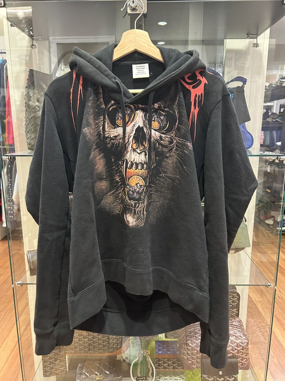 Vetements Skull Hoodie