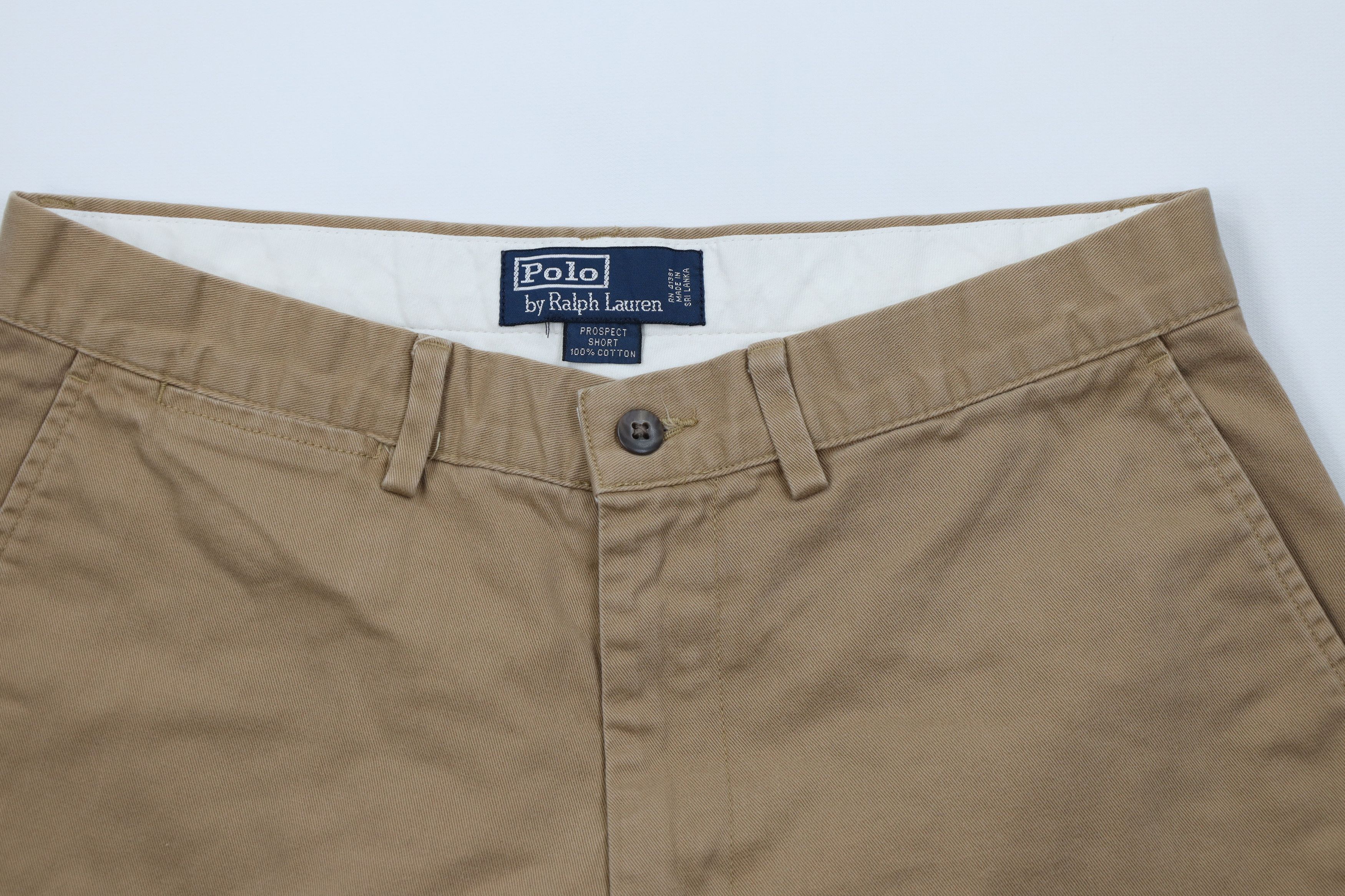 Ralph Lauren Vintage 90s Ralph Lauren Above Knee Chino Golf Shorts Cotton Size US 32 / EU 48 - 2 Thumbnail
