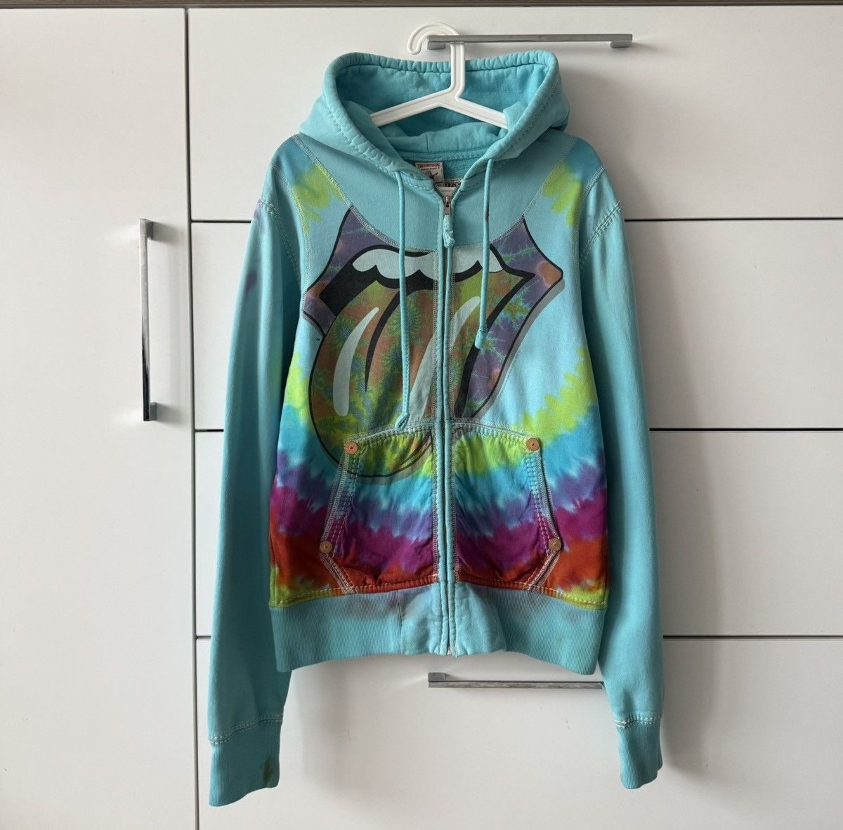 True Religion True Religion x Rolling Stones Zip Hoodie – Size L – Tie Dye Size US L / EU 52-54 / 3 - 1 Thumbnail