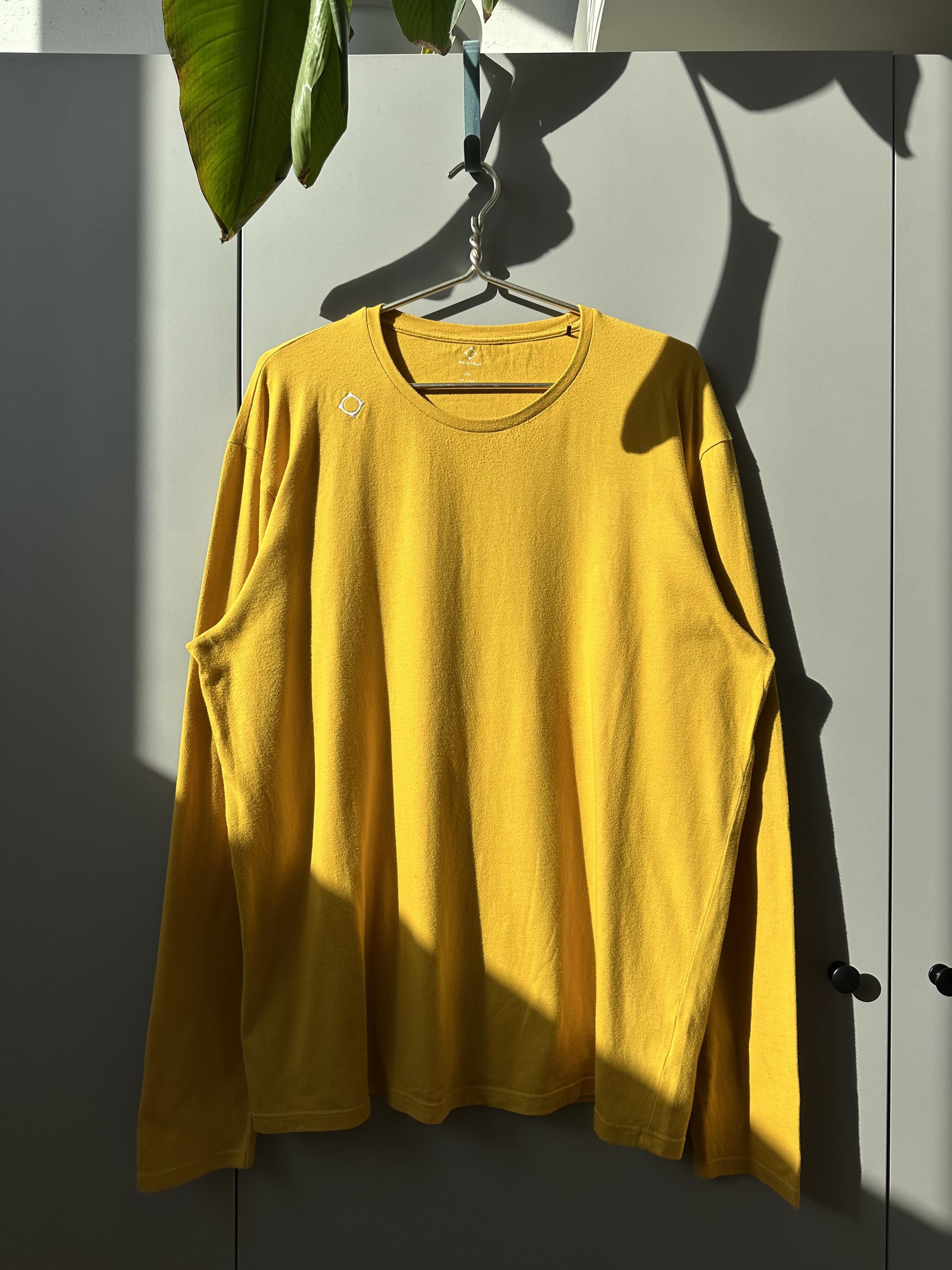 MA.STRUM Ma.Strum Yellow Long Sleeve T-Shirt XXL Size US XL / EU 56 / 4 - 3 Thumbnail