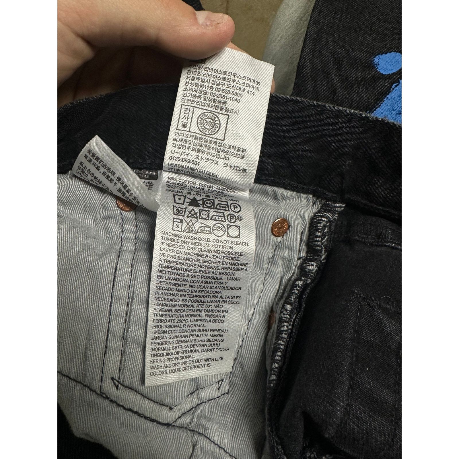 DENIM TEARS Denim Tears Jeans Black BSTROY Used 30 Size US 30 / EU 46 - 3 Thumbnail