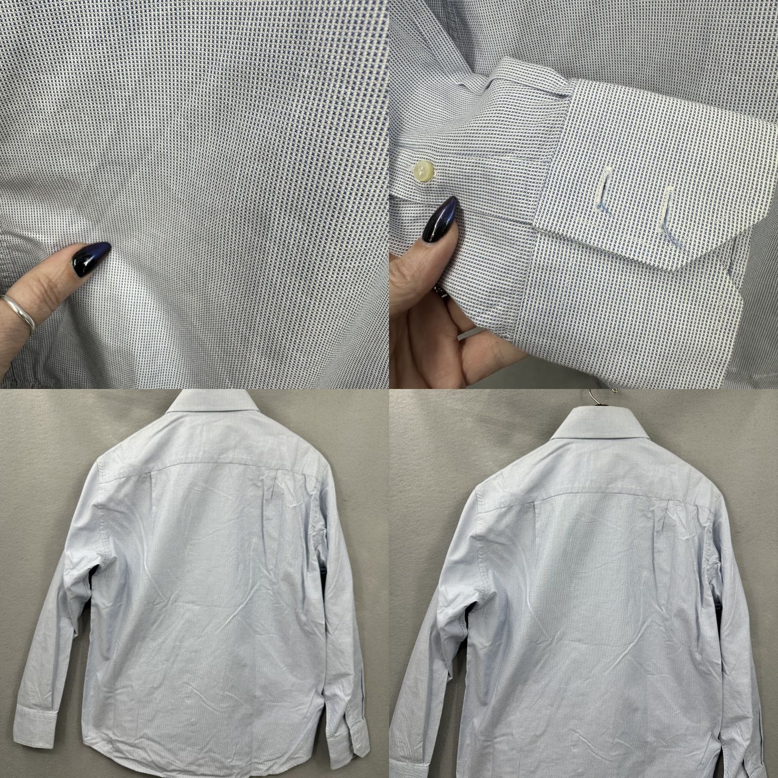 Gianfranco Ferre VINTAGE Gianfranco Ferre Studio Men's Button-Up Shirt Long Sleeve Twill Blue 16.5 Classic Preppy USA Size US L / EU 52-54 / 3 - 8 Thumbnail