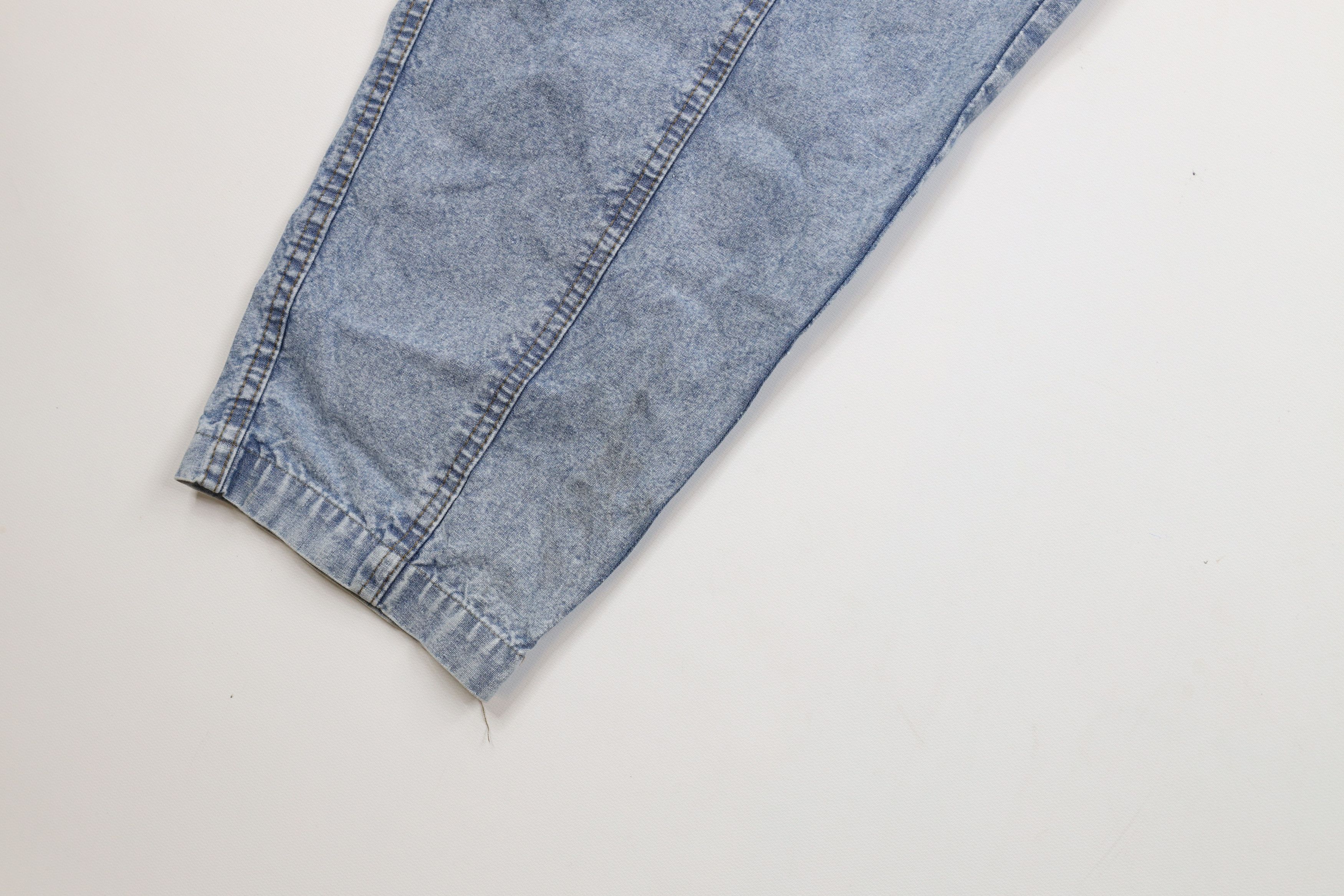 Vintage Vintage 90s Streetwear Acid Wash Baggy Tapered Leg Jeans Size US 36 / EU 52 - 5 Thumbnail
