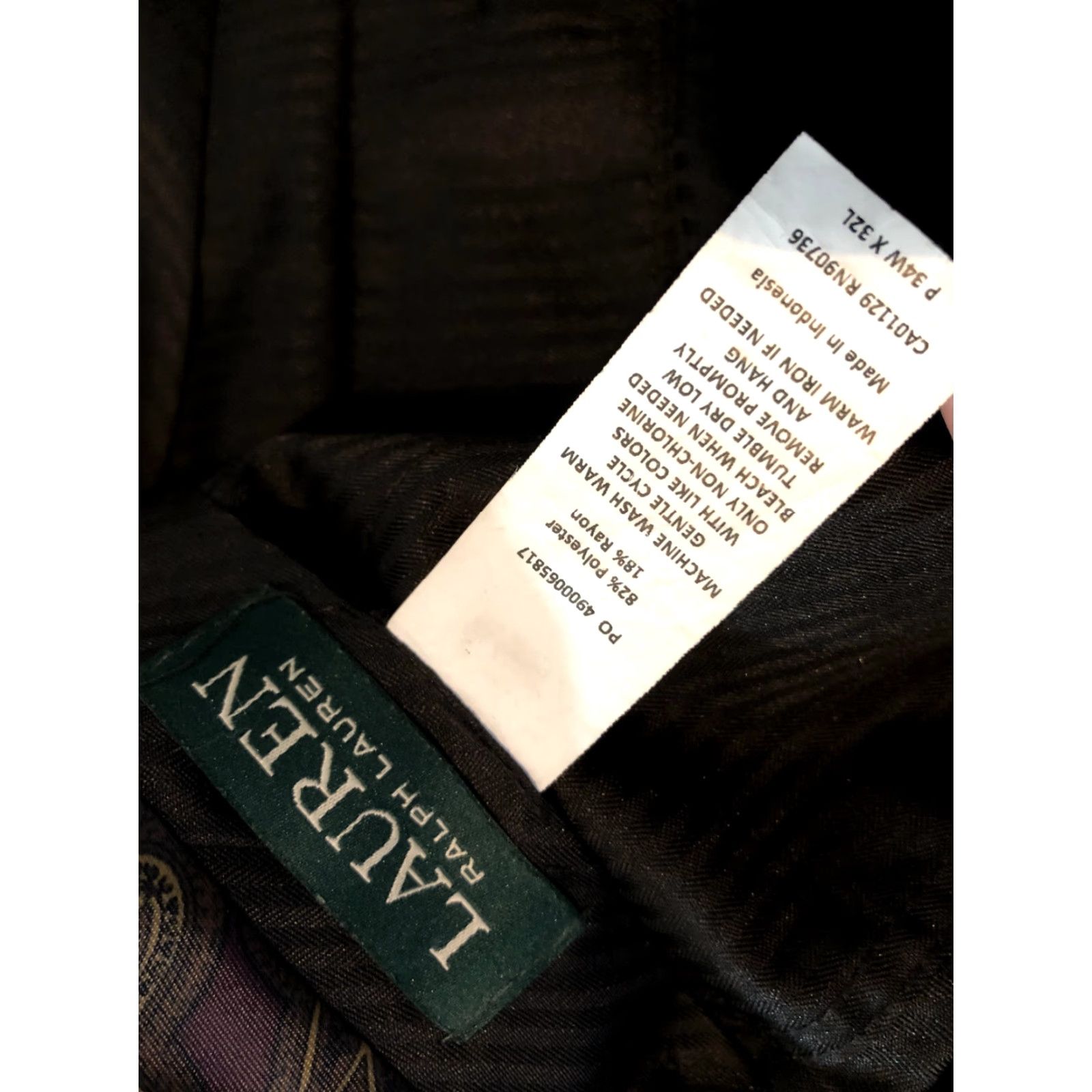 Polo Ralph Lauren Polo Ralph Lauren Dress Pants 34x32 Gray Men Slim Regular Chino Trousers Style: Dress Pants Mens Size US S / EU 44-46 / 1 - 6 Thumbnail