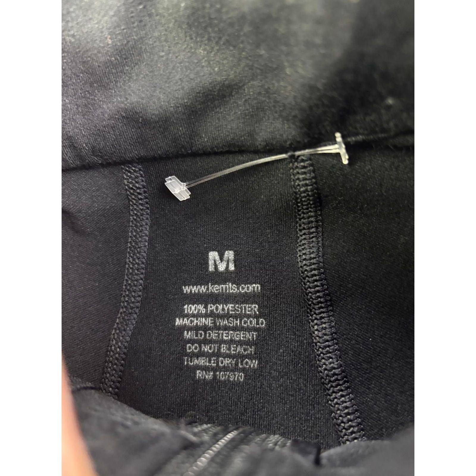 Vintage Kerrits Jacket Womens Medium Black Long Softshell Full Zip Equestrian Riding Size M / US 6-8 / IT 42-44 - 2 Thumbnail