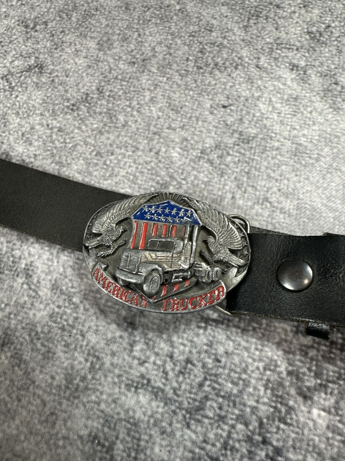 Vintage Y2K Vintage American Trucker Logo 1988 Belts Streetwear USA Size ONE SIZE - 2 Thumbnail