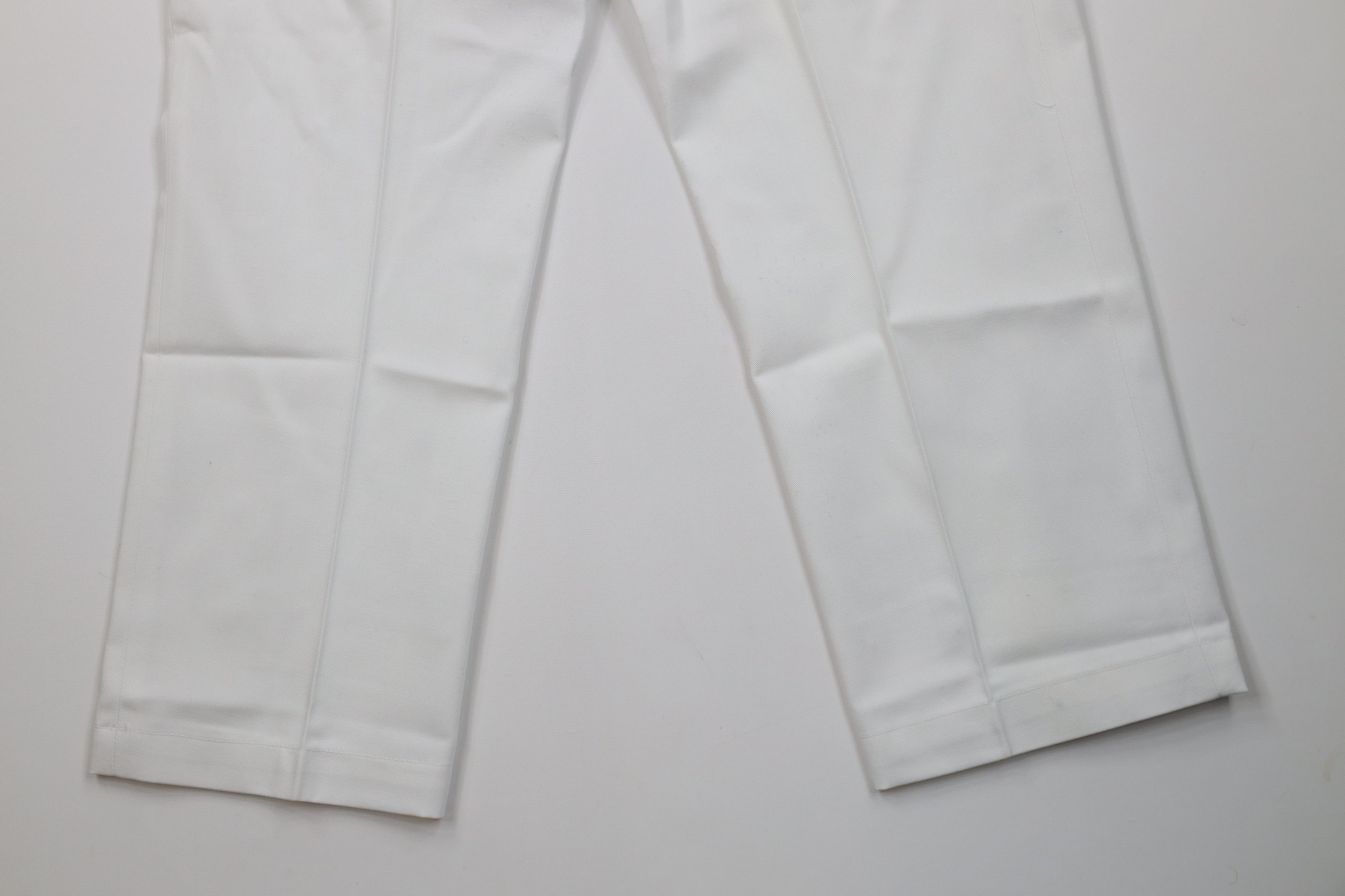 Big Mac Deadstock Vintage 60s 70s Big Mac Mechanic Pants White USA Size US 33 - 11 Thumbnail