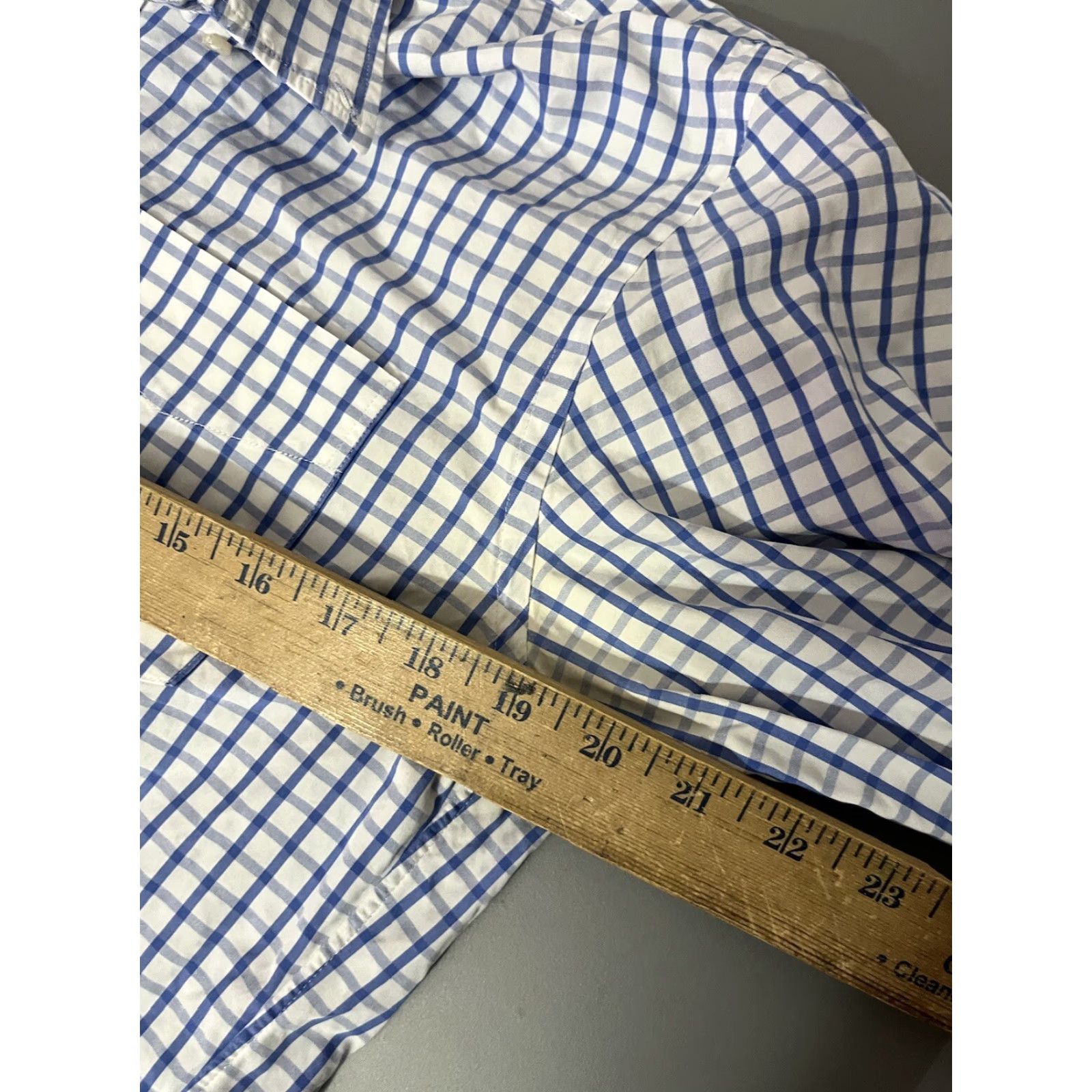 J.Crew VINTAGE J.CREW Shirt Long Sleeve 80s Check Blue M Adult Medium Button-Up Pockets Mens Size US M / EU 48-50 / 2 - 5 Thumbnail