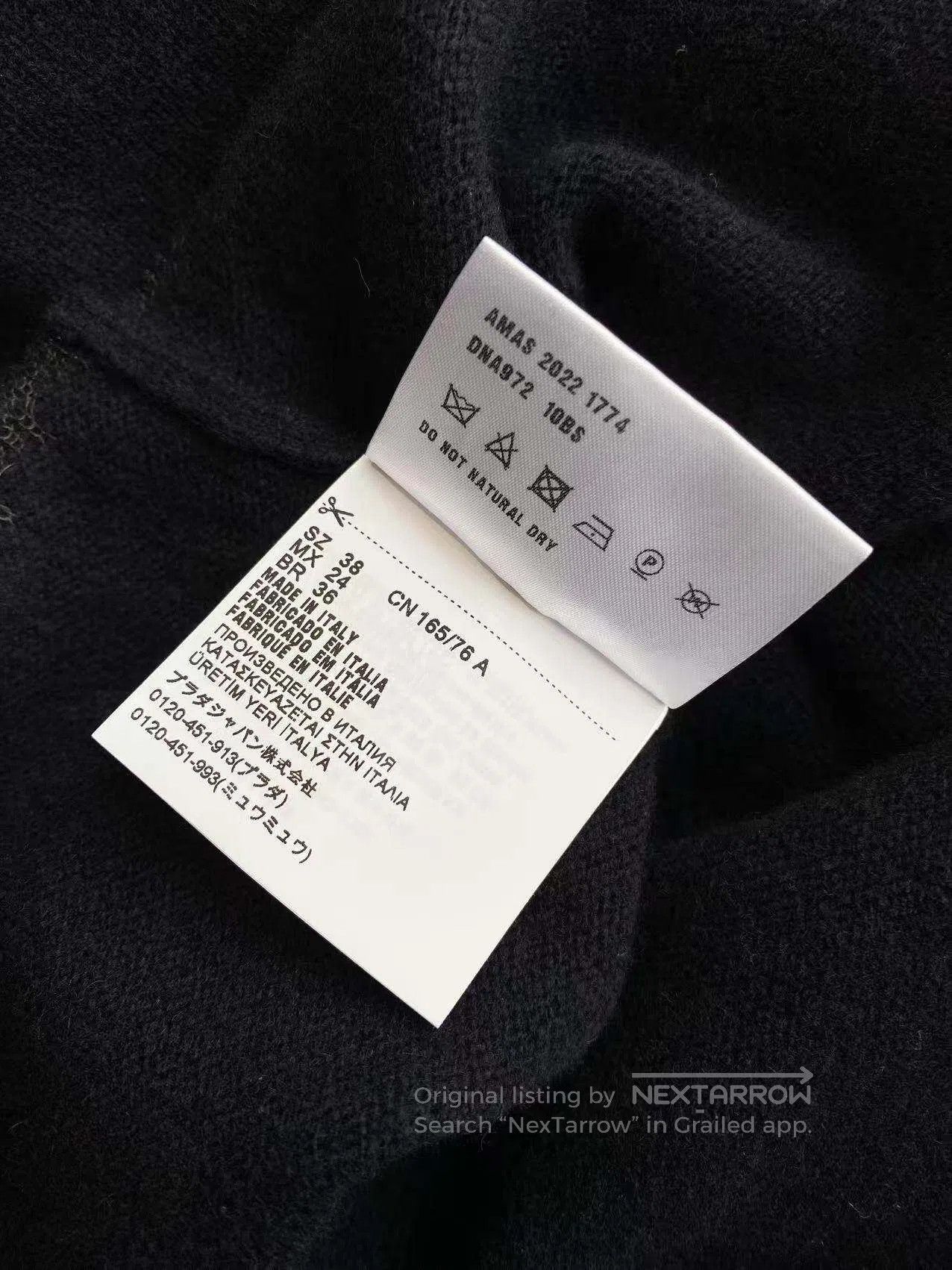 Miu Miu Miu Miu Classic Logo Wool Crew Neck Sweater| Size XS / US 0-2 / IT 36-38 - 5 Thumbnail