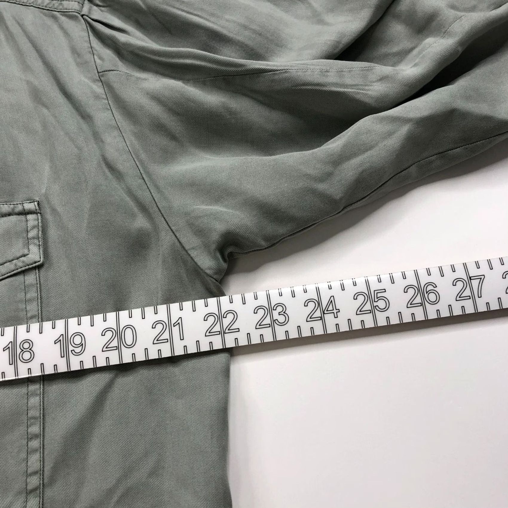 Rails Rails Soren Sage Denim Shirt Large NEW 100% Tencel Button Long Sleeve Green Women's Casual Shirt Size L / US 10 / IT 46 - 6 Thumbnail