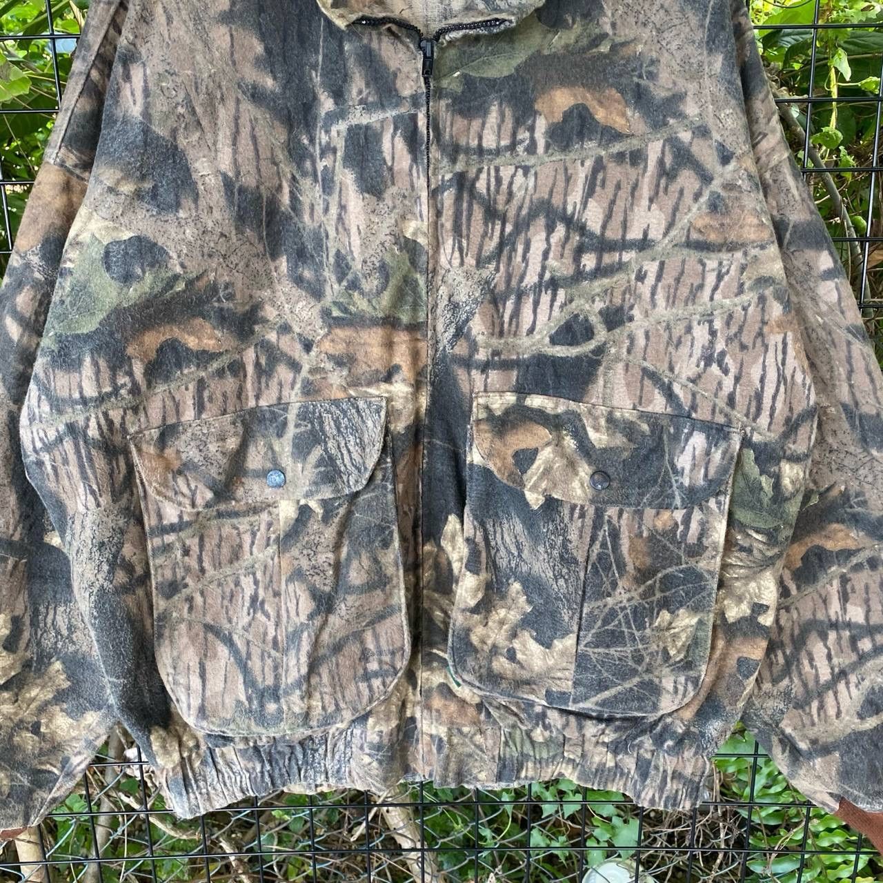 Mossy Oaks × Realtree × Vintage Vtg Mousy Oaks Big Pocket Zipper Jacket Size US XL / EU 56 / 4 - 3 Thumbnail