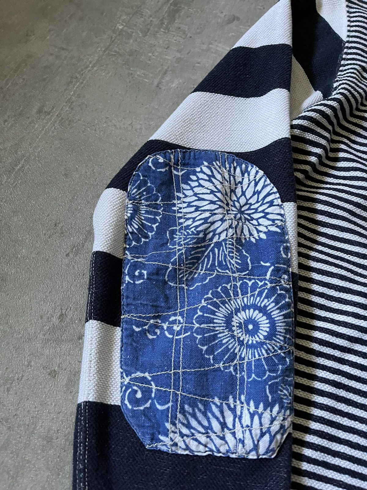 Comme des Garcons Comme des Garcons Junya Watanabe striped sweatshirt rare Size US L / EU 52-54 / 3 - 2 Thumbnail