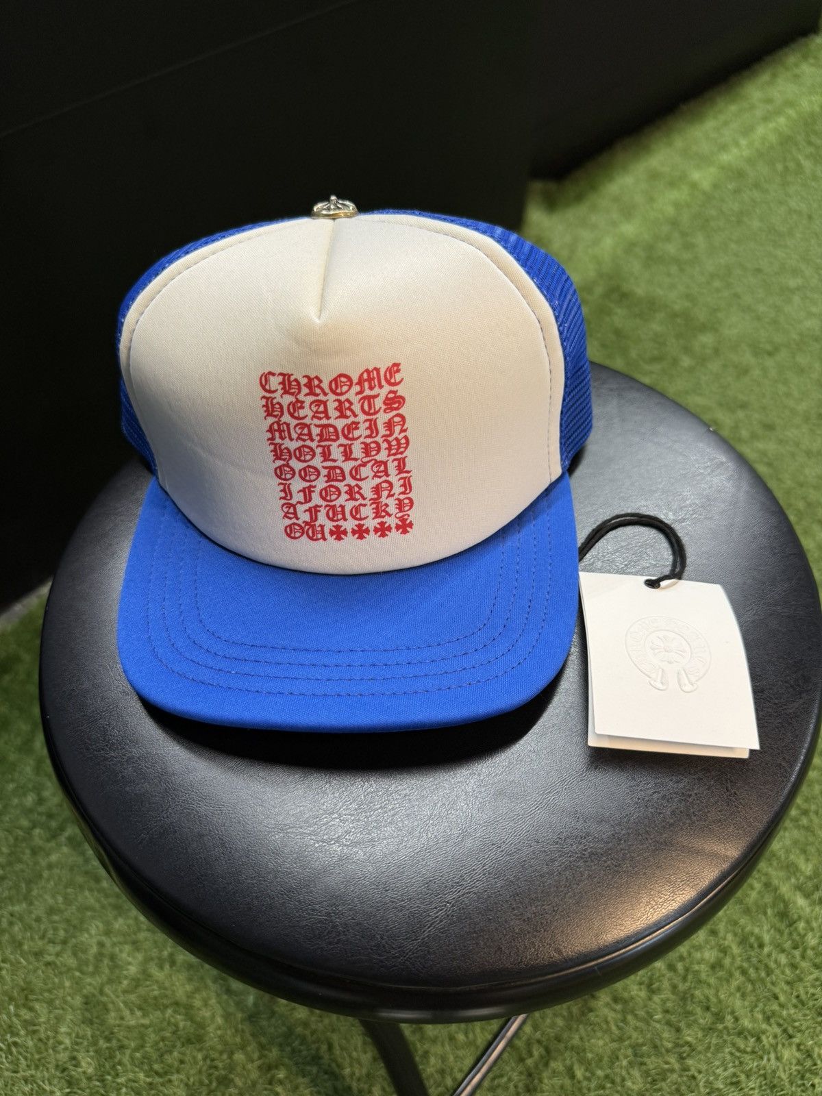 Chrome Hearts Chrome Hearts Eyechart Trucker Hat Size ONE SIZE - 1 Thumbnail