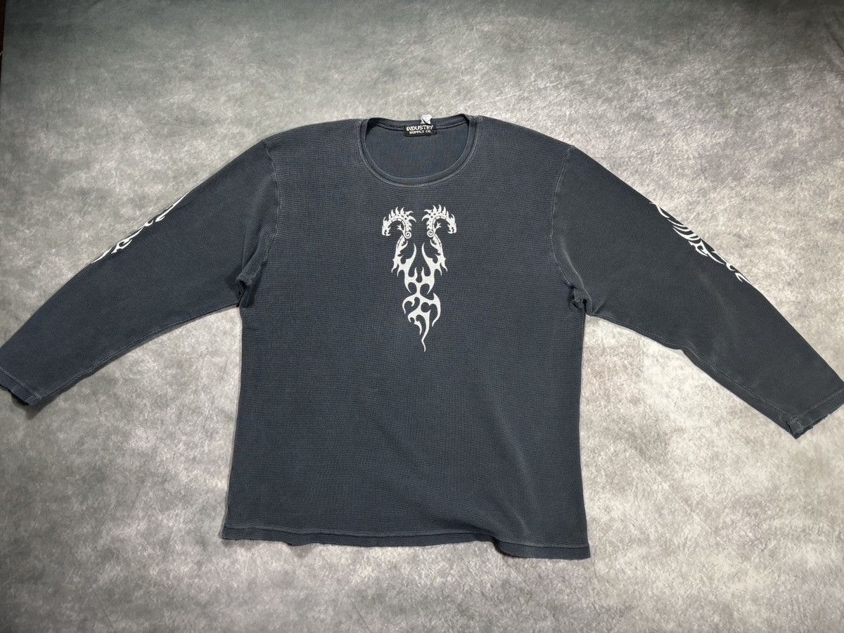 Vintage Vintage Thermal Shirt Print Harley Davidson Tribal Choppers Size US XL / EU 56 / 4 - 11 Thumbnail