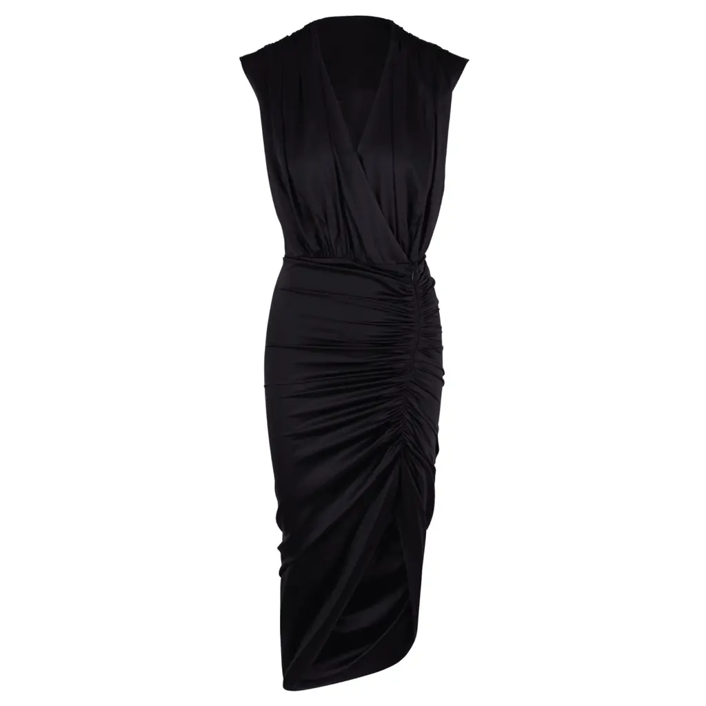 Veronica Beard Veronica Beard, Veronica Beard Casela Black Silk Dress Size M / US 6-8 / IT 42-44 - 1 Thumbnail