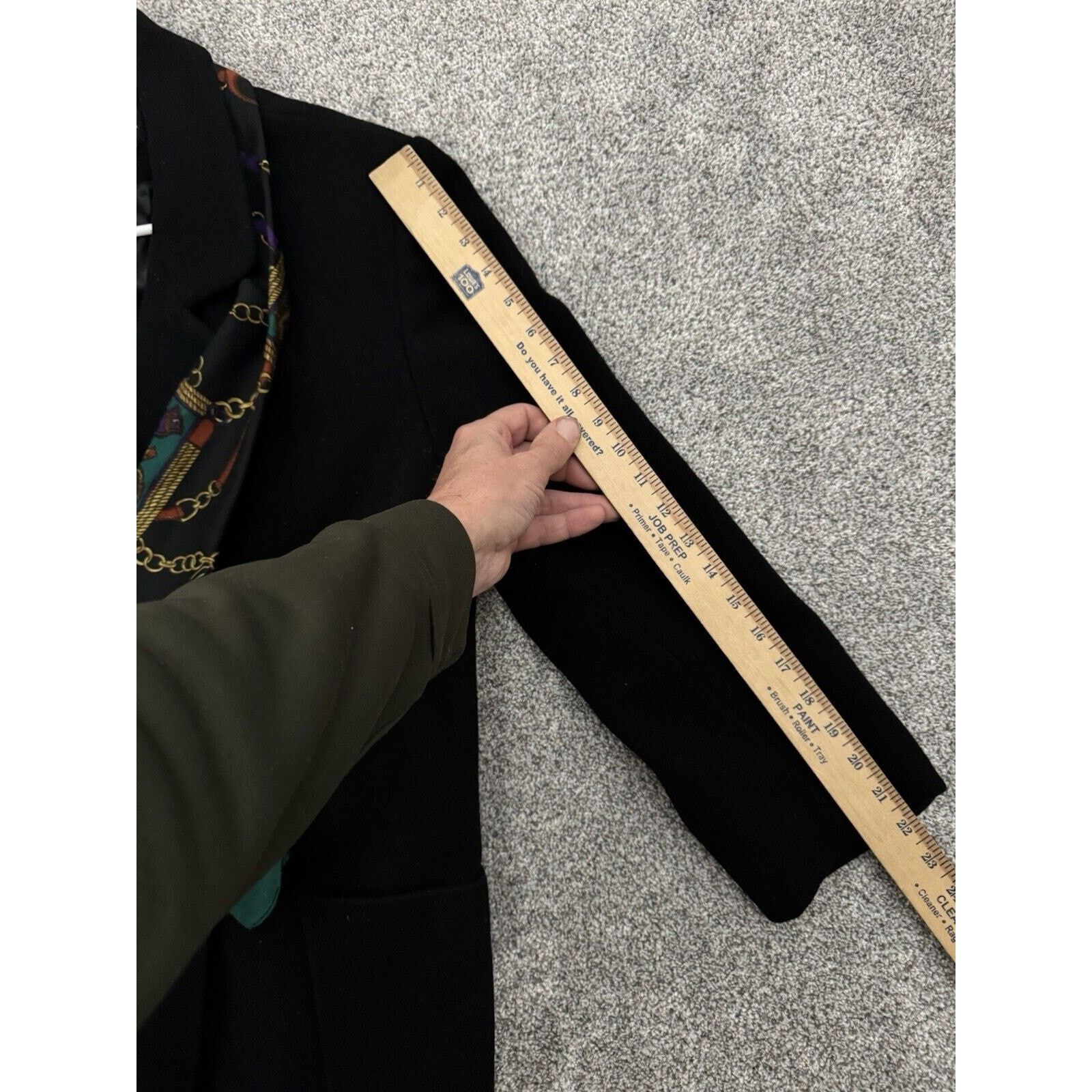 Other Vintage Overcoat Womens Size 14 P Double Breasted Goth 90s Size XL / US 12-14 / IT 48-50 - 7 Thumbnail