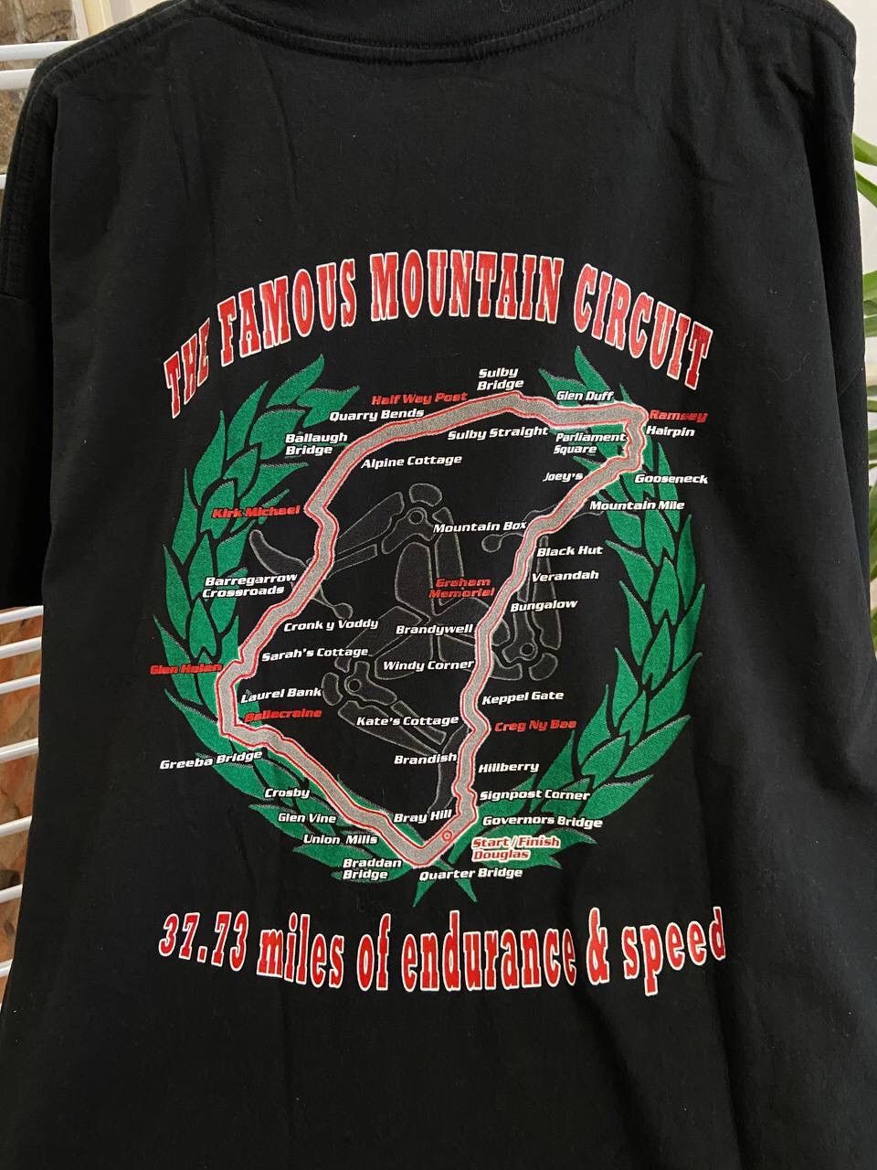 NASCAR ISLA Of Man Vintage 2010 Racing T-Shirt Size US XL / EU 56 / 4 - 7 Thumbnail