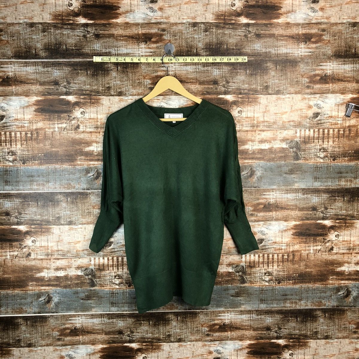Aran Isles Knitwear Rope Picnic Green Knitwear #A962 Size M / US 6-8 / IT 42-44 - 1 Thumbnail
