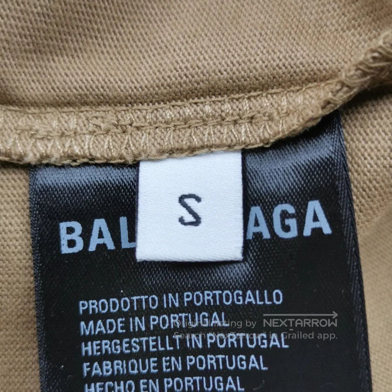 Balenciaga Balenciaga S Cotton Logo Print Crew Neck T. Size US S / EU 44-46 / 1 - 6 Thumbnail