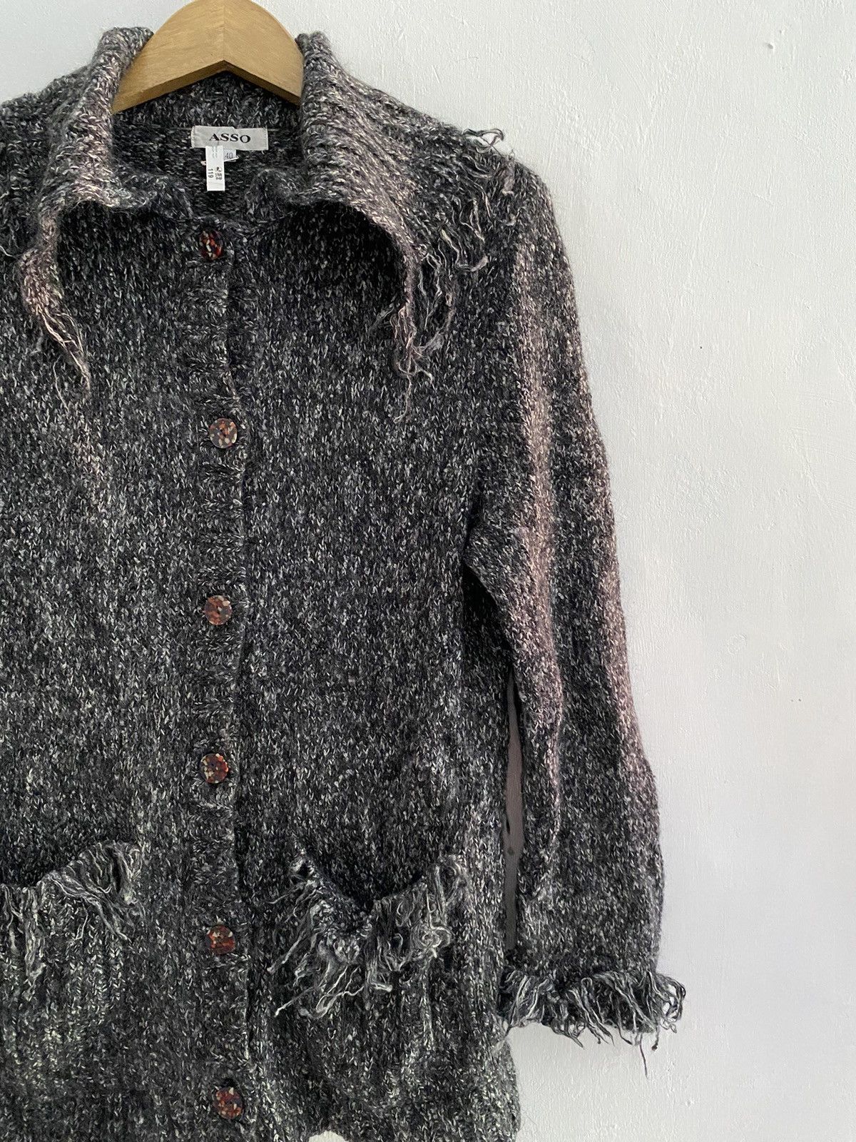 If Six Was Nine × Japanese Brand × Le Grande Bleu (L.G.B.) Asso distressed knit Size US M / EU 48-50 / 2 - 3 Thumbnail
