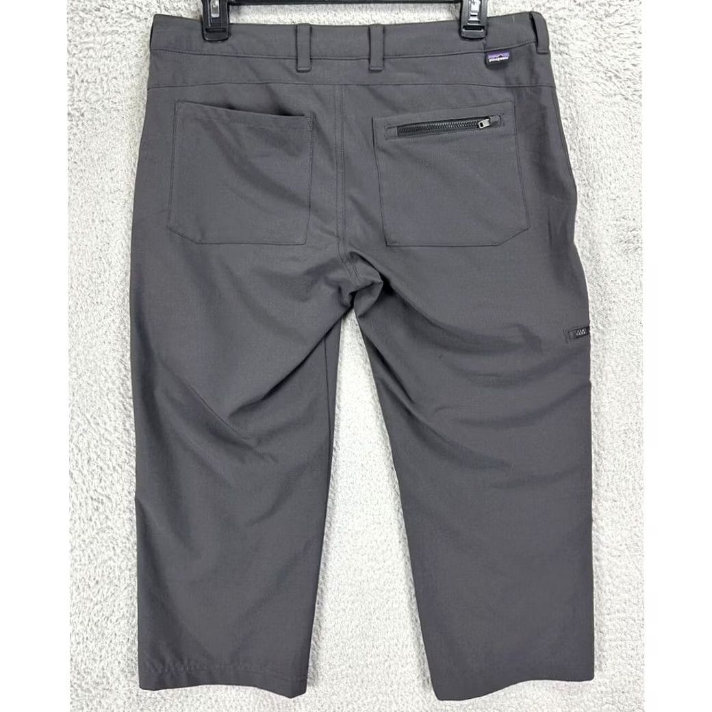 Patagonia Patagonia Womens Capris Pants 6 Gray Stretch Pockets Casual Flat Front Ladies Size 28" / US 6 / IT 42 - 2 Thumbnail