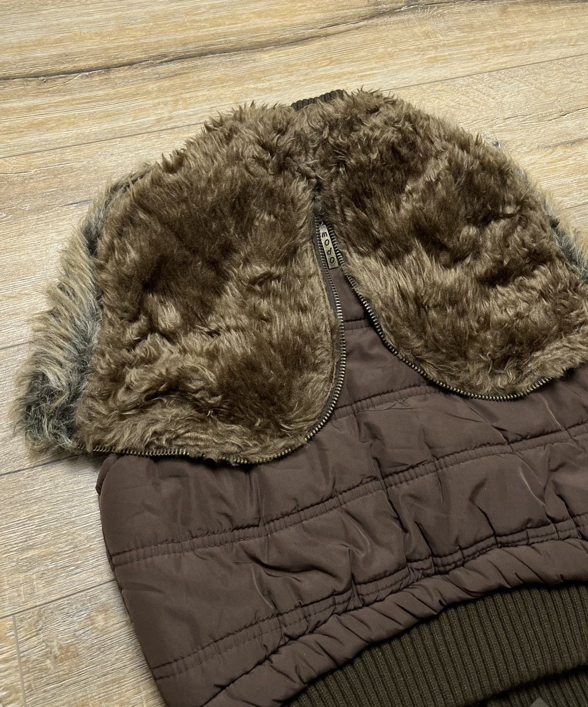 Hysteric Glamour Avant Garde Y2K Fur Hood Zip Vest 00s Size US S / EU 44-46 / 1 - 11 Thumbnail