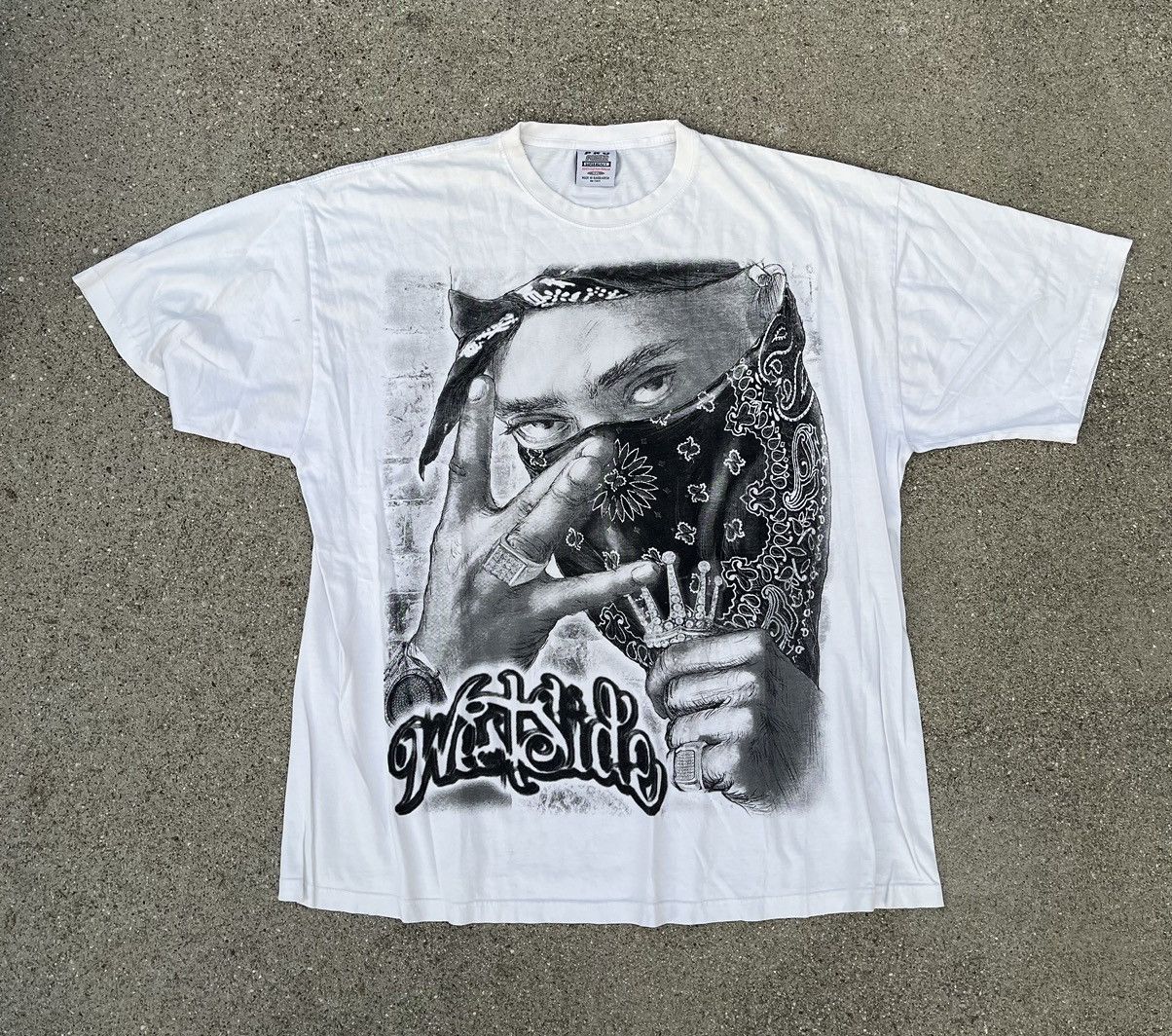 Vintage Tupac 2pac Westside Pro Power Tshirt