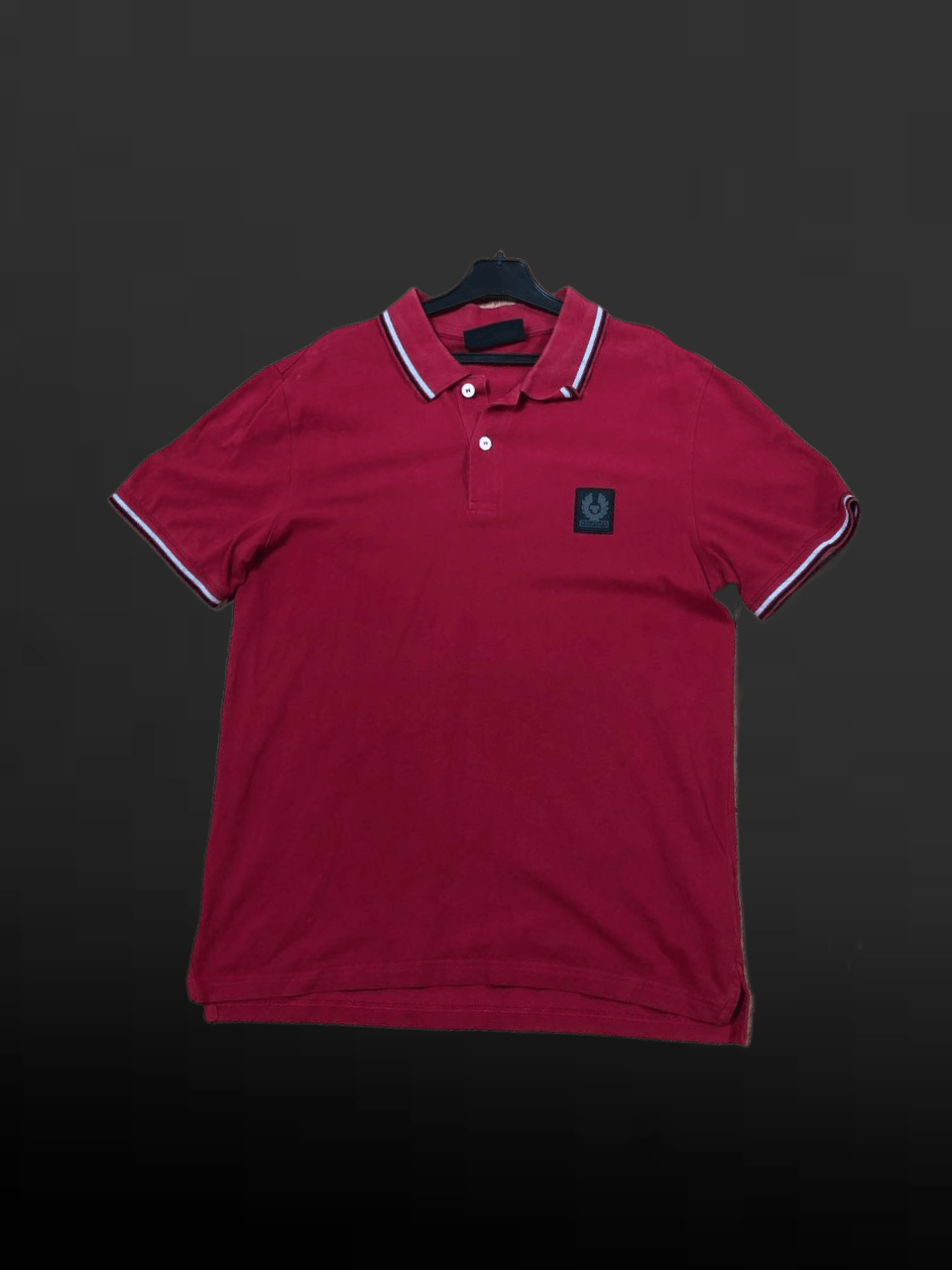 Belstaff Y2K T-Shirt Logo Vintage Size M Red Polo Belstaff Size US M / EU 48-50 / 2 - 1 Thumbnail