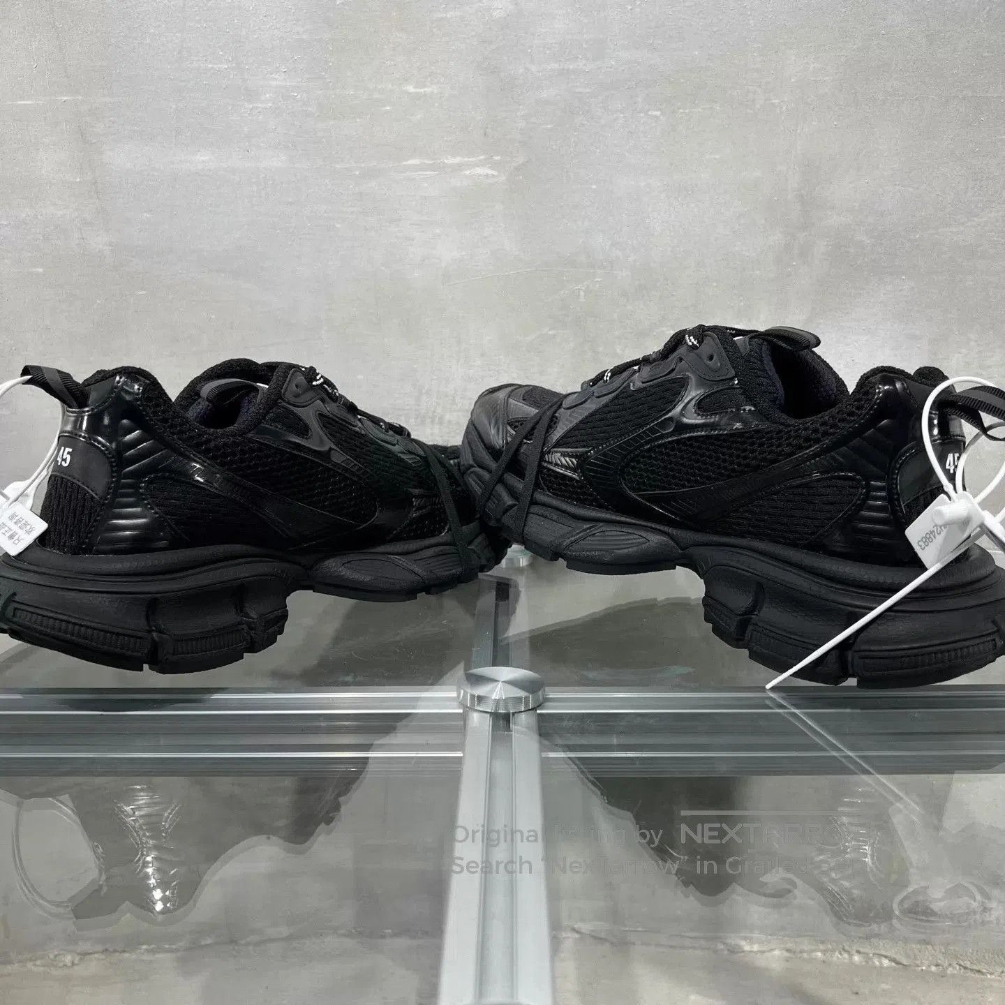 Balenciaga Black High. Size US 12 / EU 45 - 5 Thumbnail