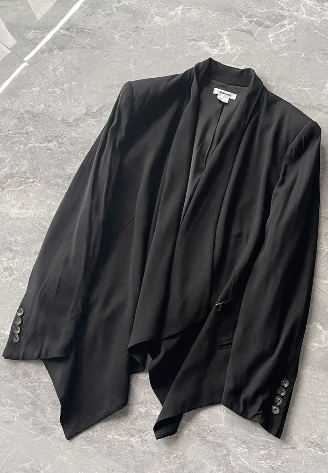 Helmut Lang Helmut Lang | Asymmetric Blazer Size 4 Made in the USA Size S / US 4 / IT 40 - 6 Thumbnail