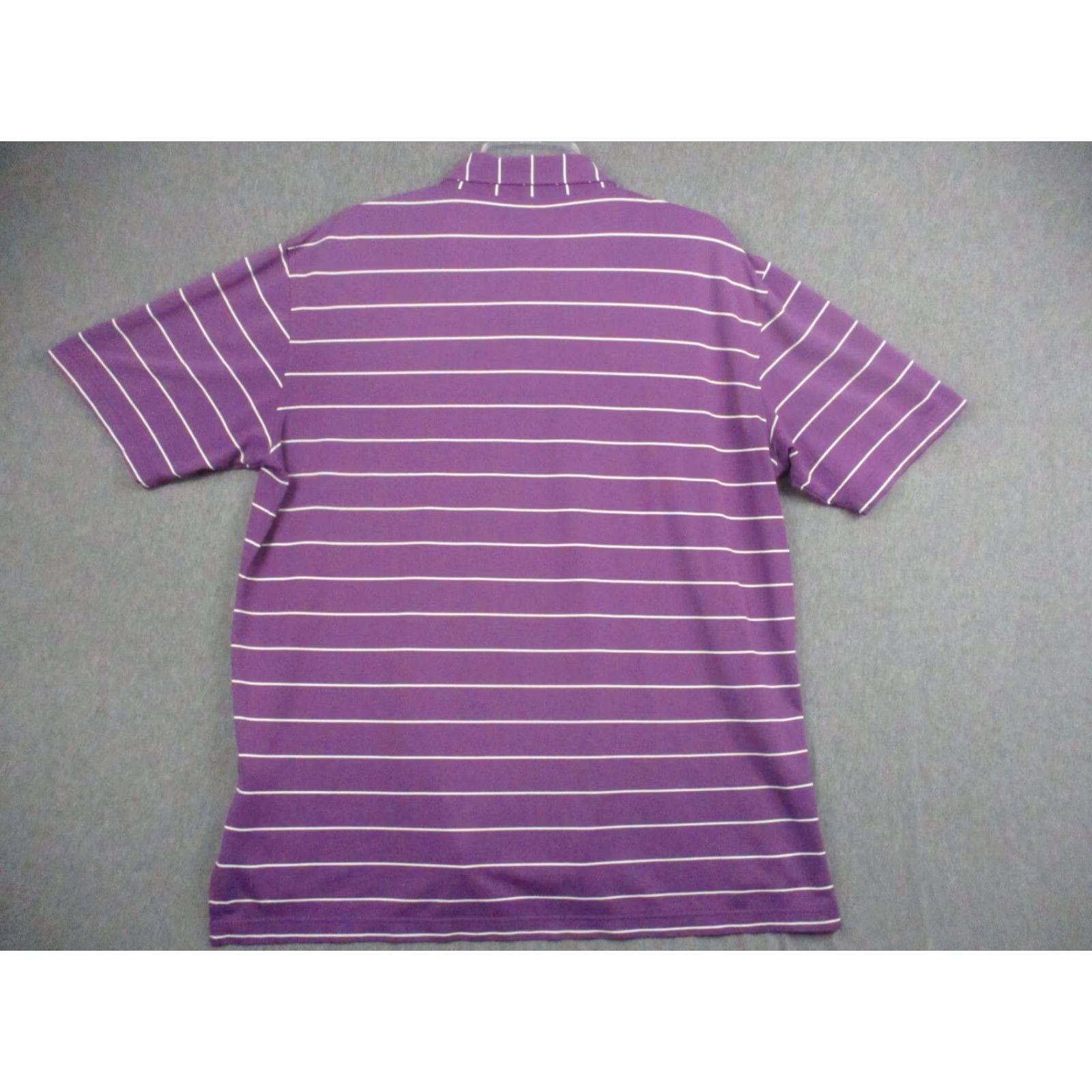 Peter Millar Peter Millar Summer Comfort Golf Polo Shirt Large Purple Stripe Mens Shirt Polo Size US L / EU 52-54 / 3 - 7 Thumbnail