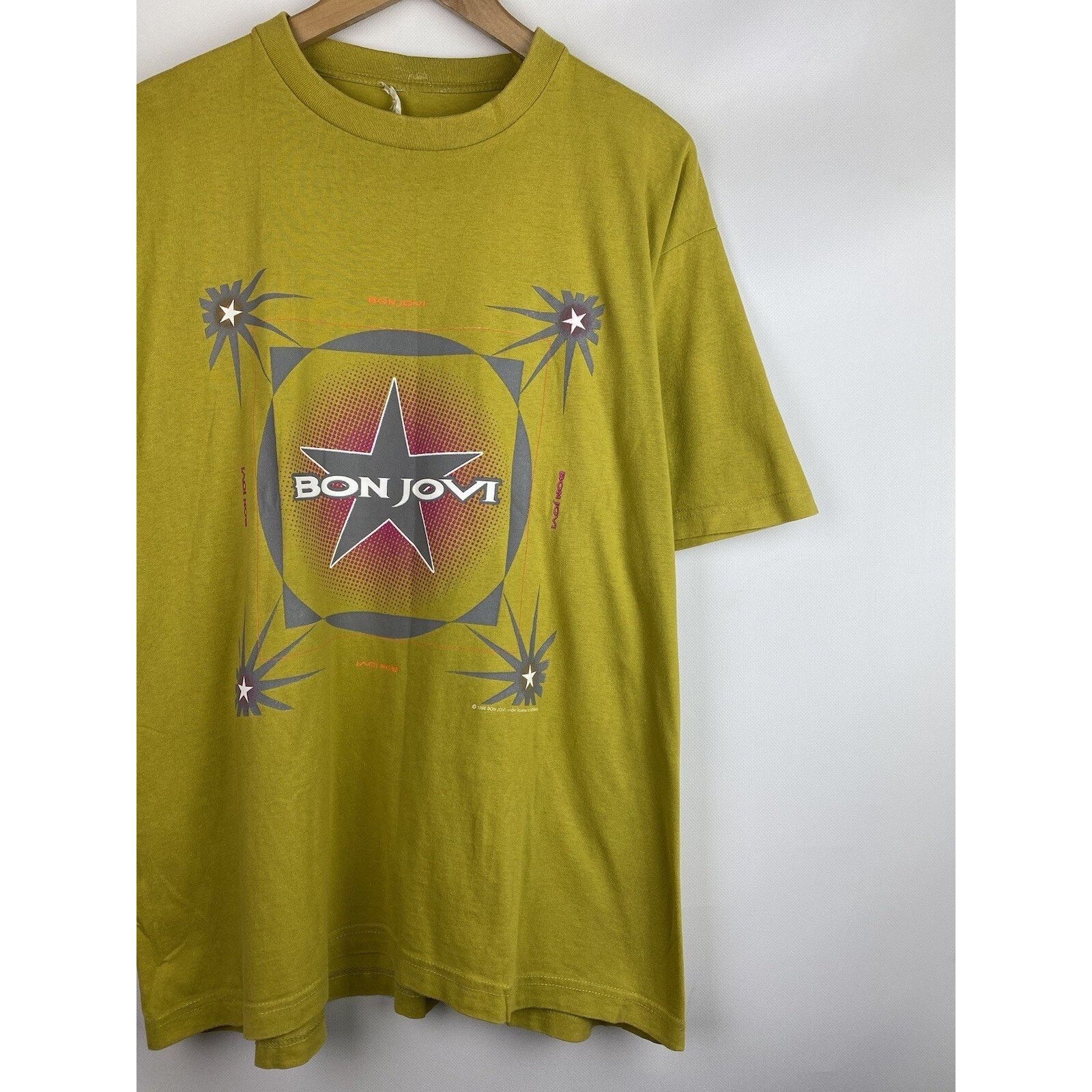 Band Tees Bon Jovi vintage 90s World Tour 1996 band t shirt size ~ xl Size US XL / EU 56 / 4 - 3 Thumbnail