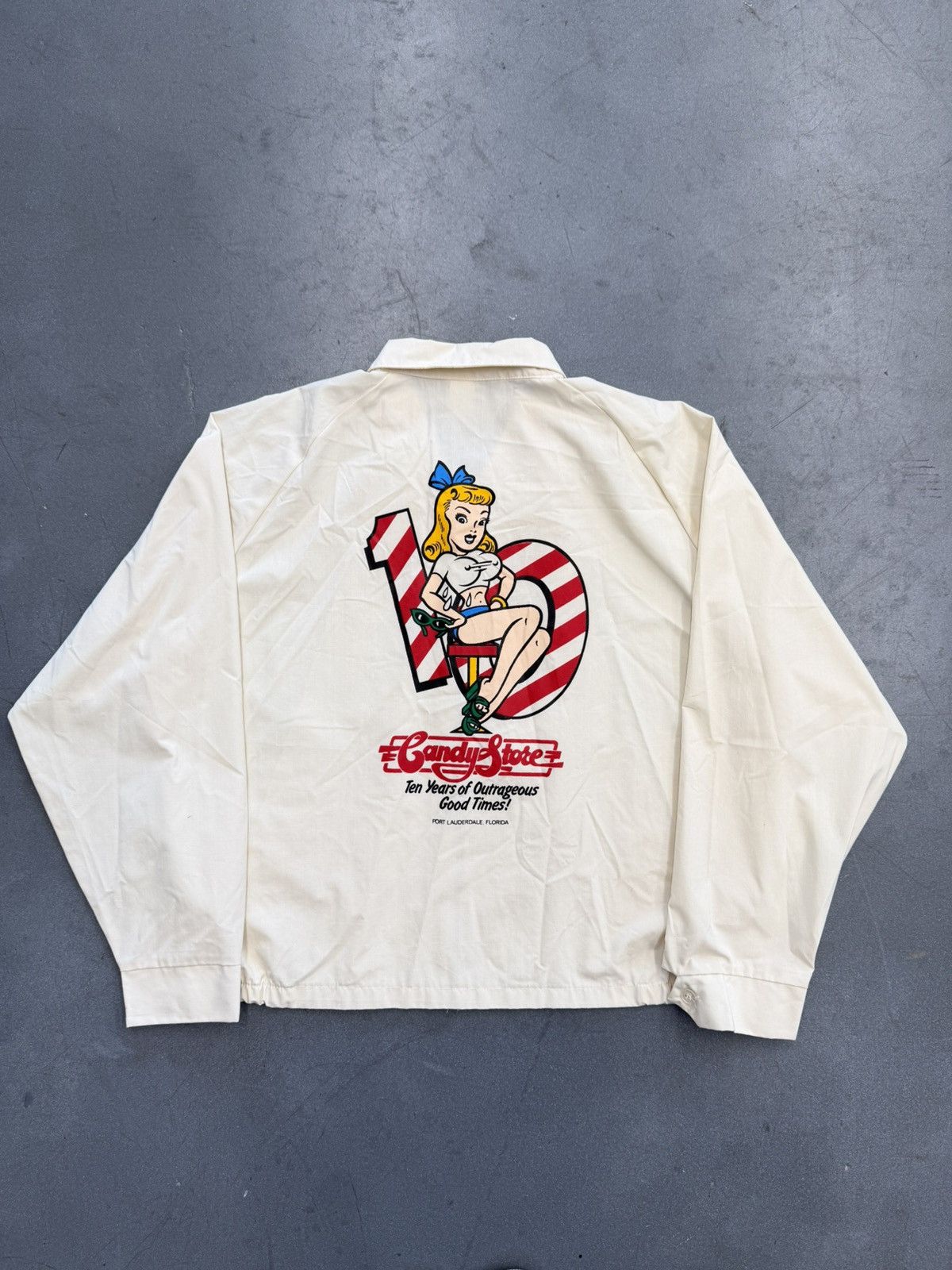 Other ‘80s Vintage Candy Store 10 Year Anniversary Florida Jacket Size US XL / EU 56 / 4 - 1 Thumbnail