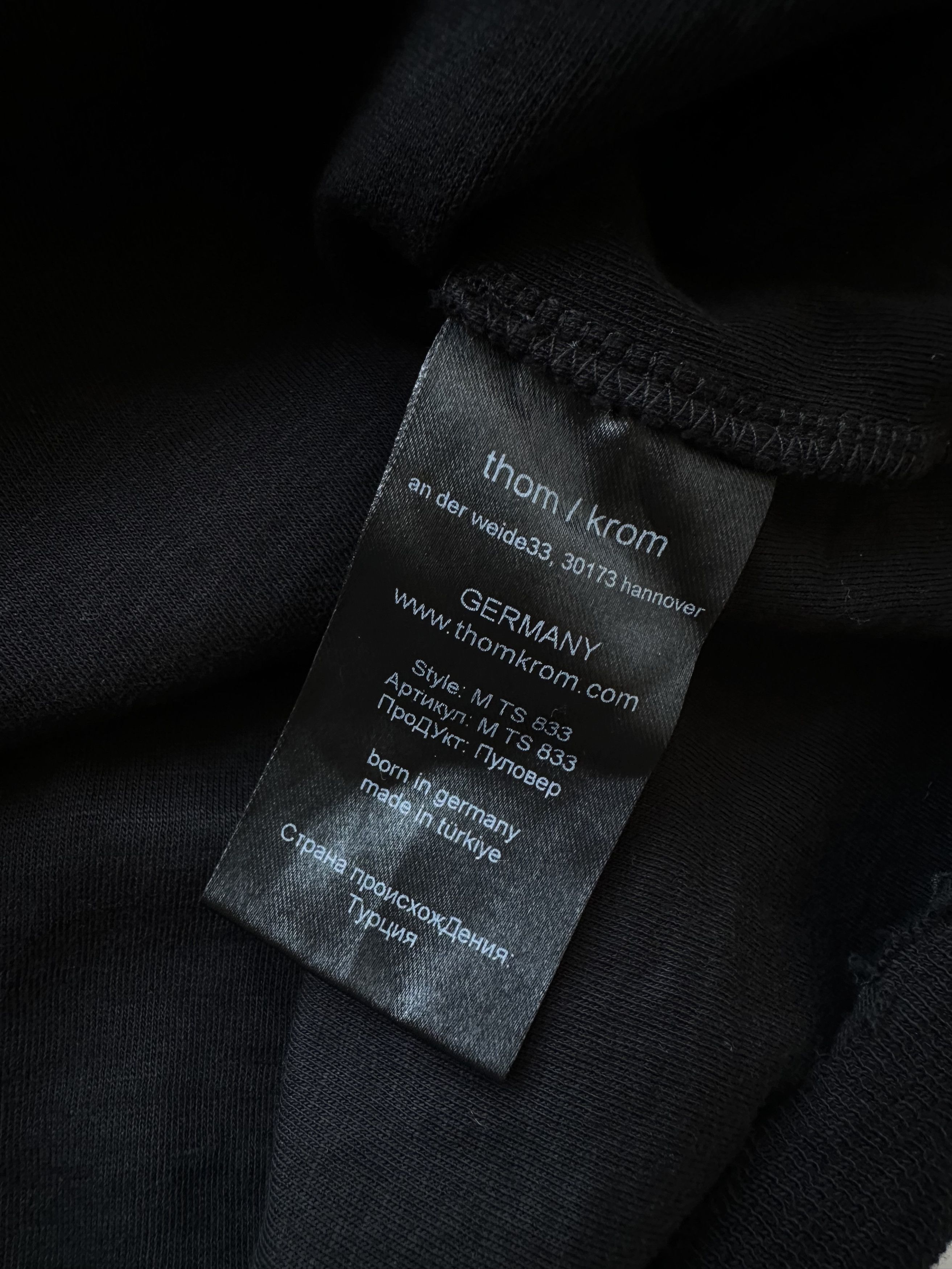 Thom/Krom TS 833 BLACK longsleeve t-shirt