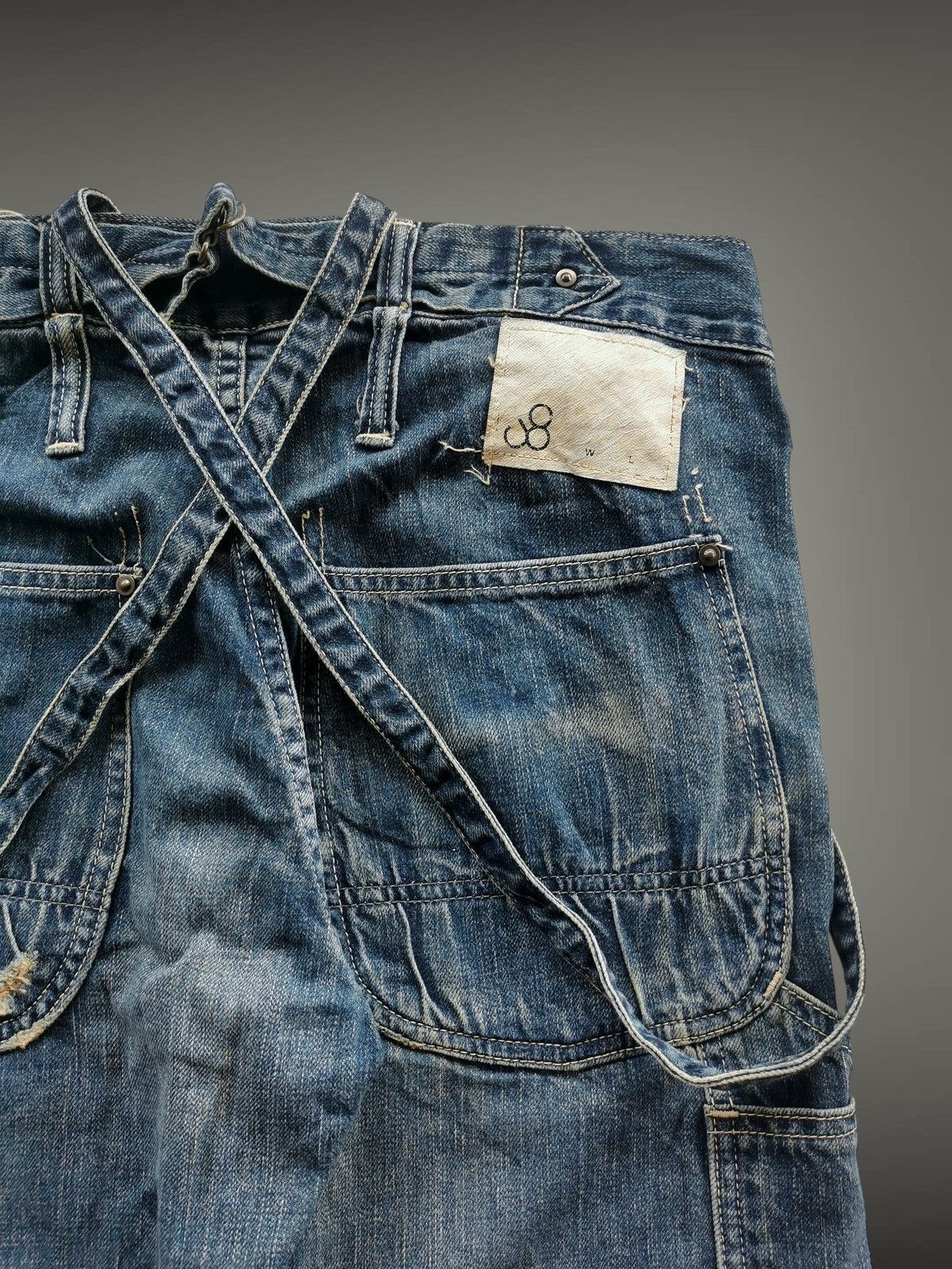 Johnbull Johnbull Workwear Suspender Selvedge Denim Jeans Japan Size US 31 - 4 Thumbnail