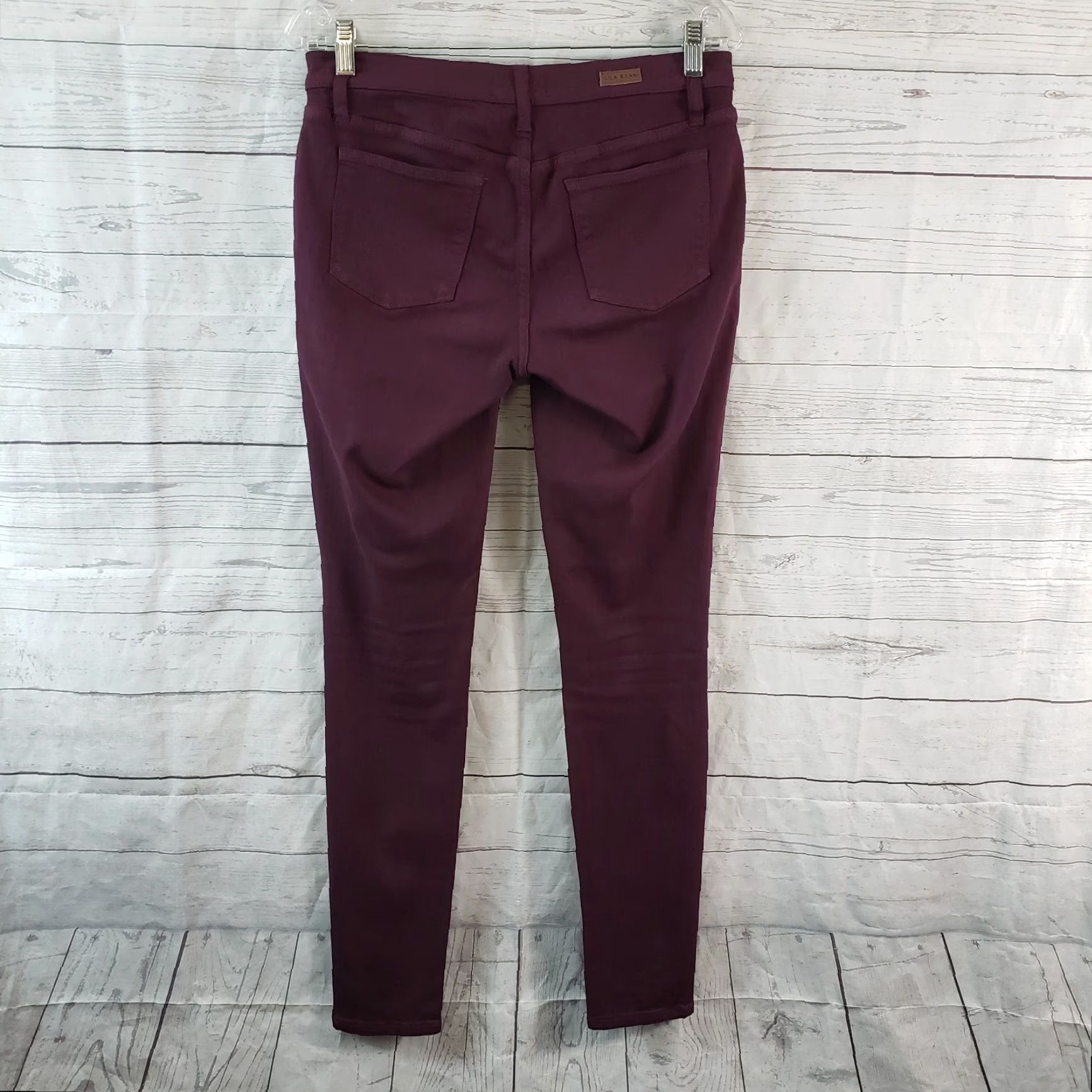 Vintage Lila Ryan Womens Skinny Jeans Sz 28 Port Mid Rise Cotton Blend Size 28" / US 6 / IT 42 - 3 Thumbnail